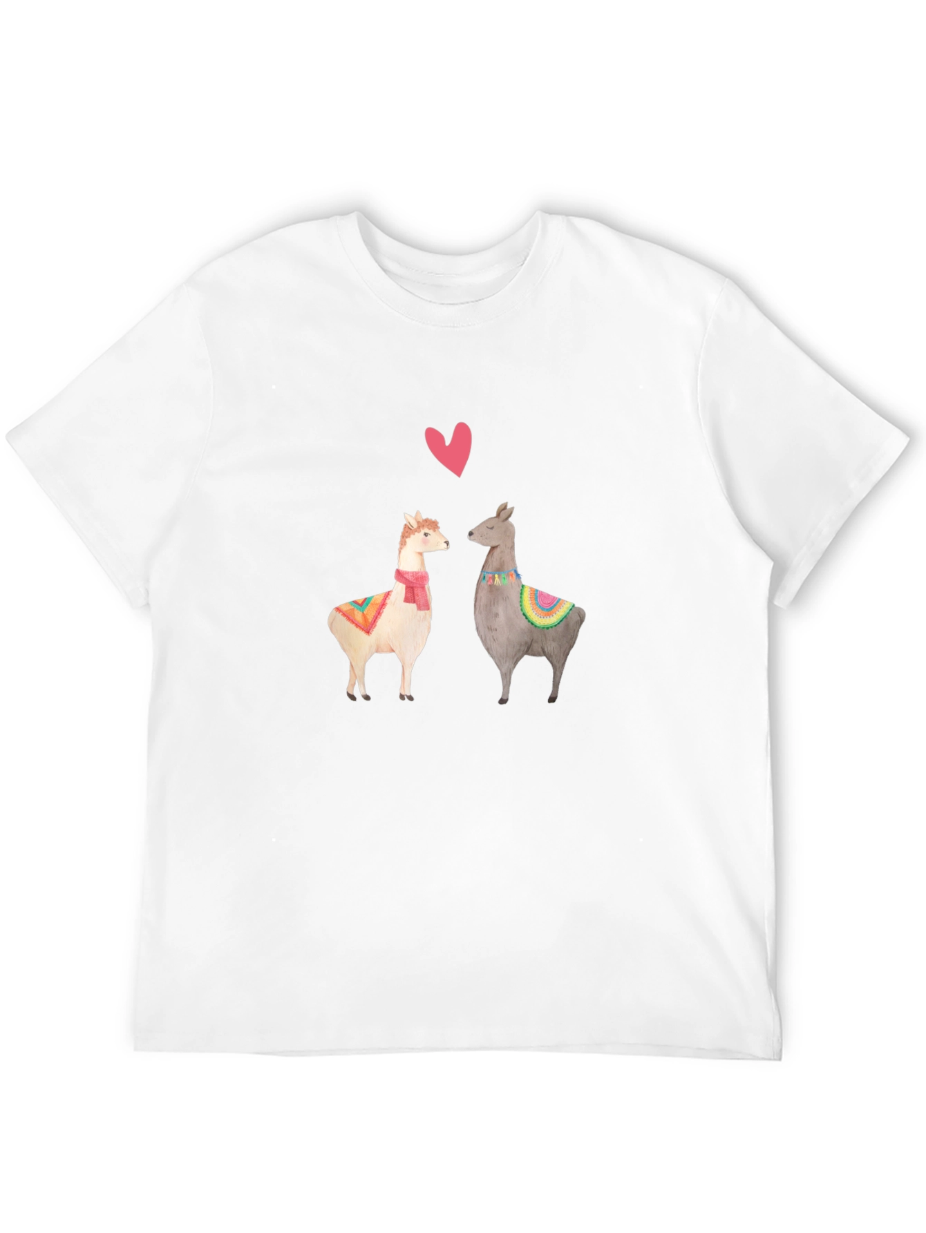 Llama Love T-Shirt - Cute Animal Graphic Tee