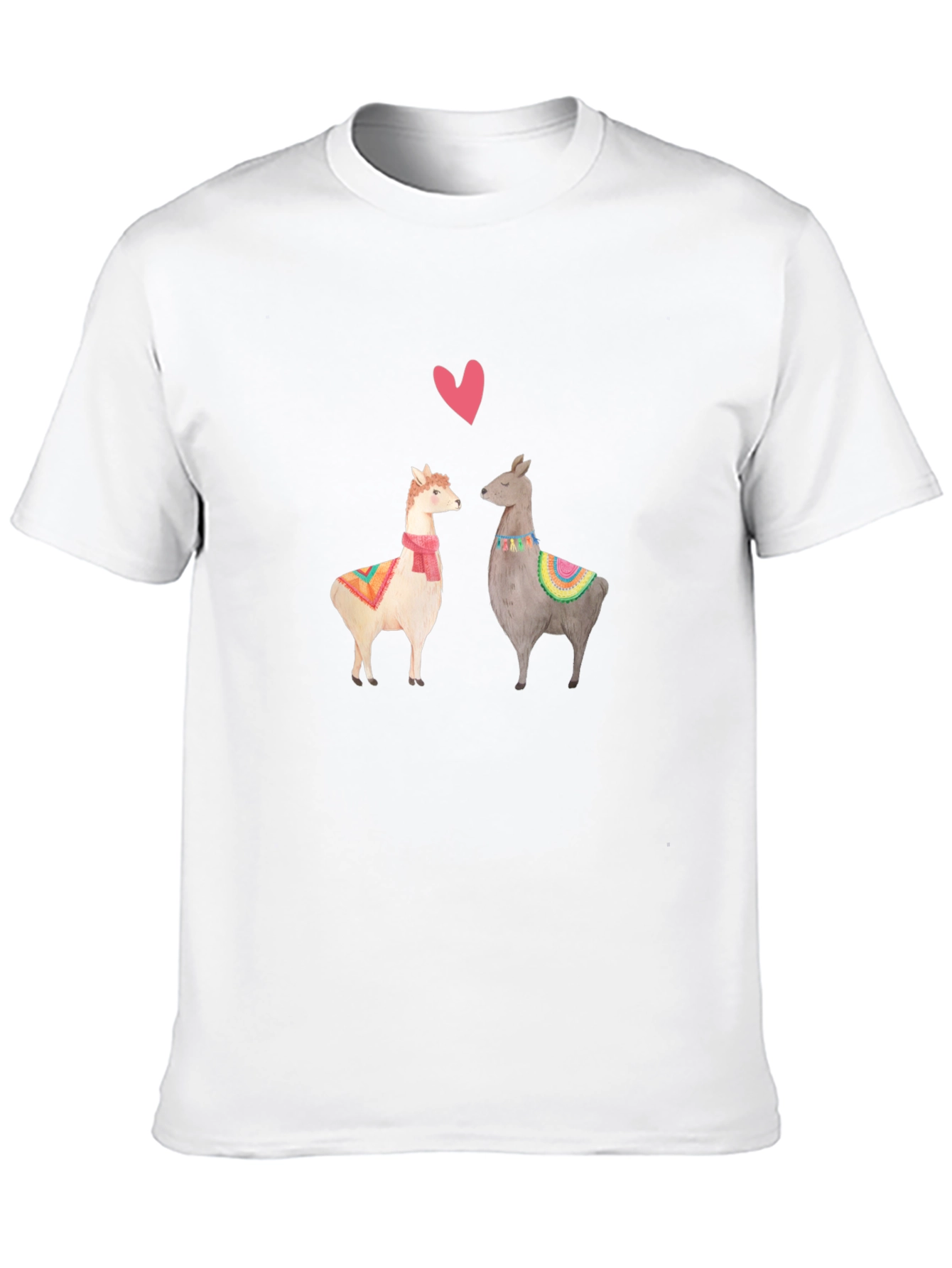 Llama Love T-Shirt - Cute Animal Graphic Tee