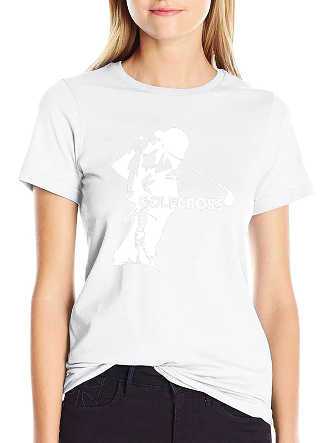 Golfcross Tee: Stylish Golfer Graphic T-Shirt
