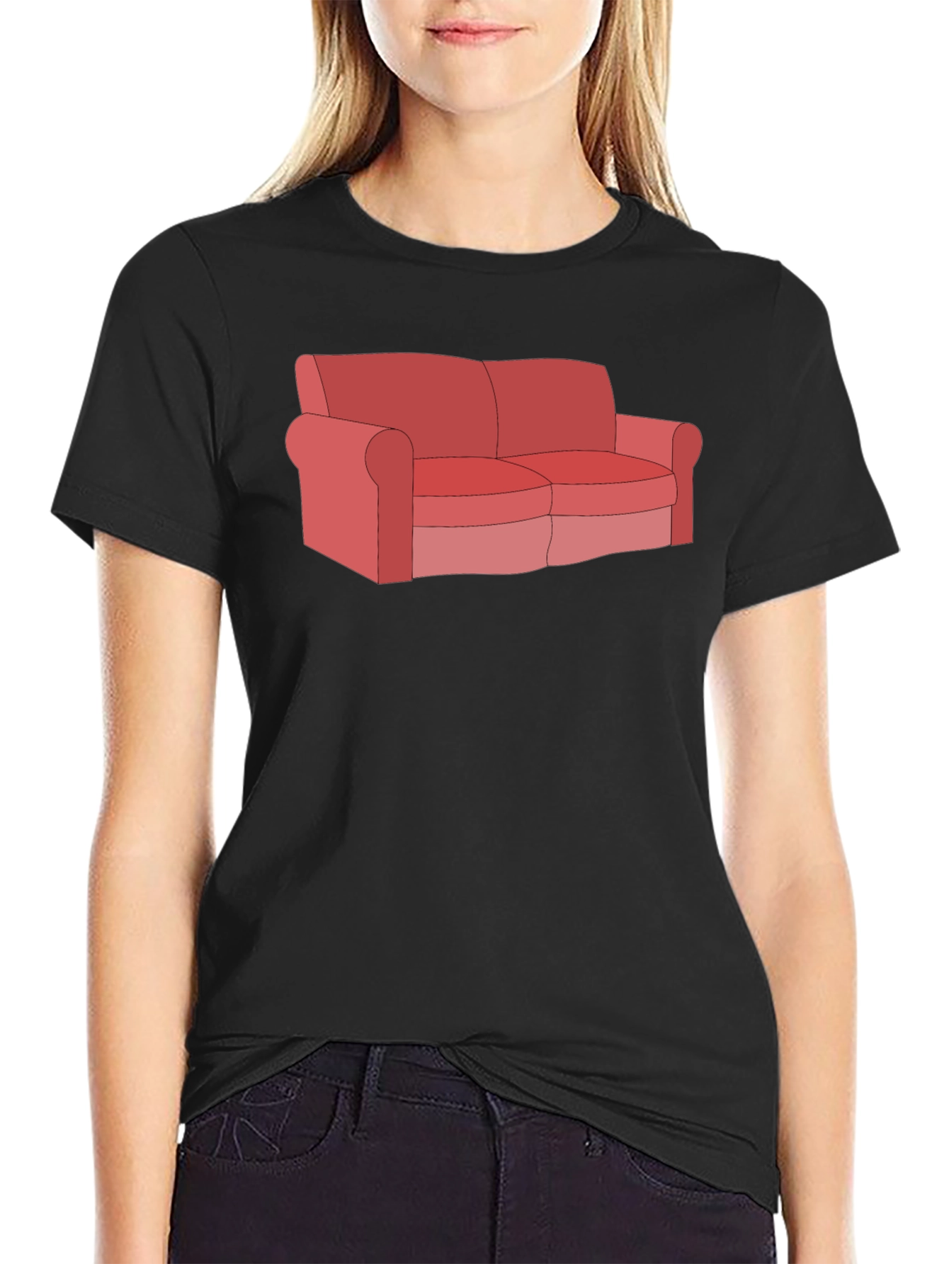 Couch Graphic Tee - Relax in Style