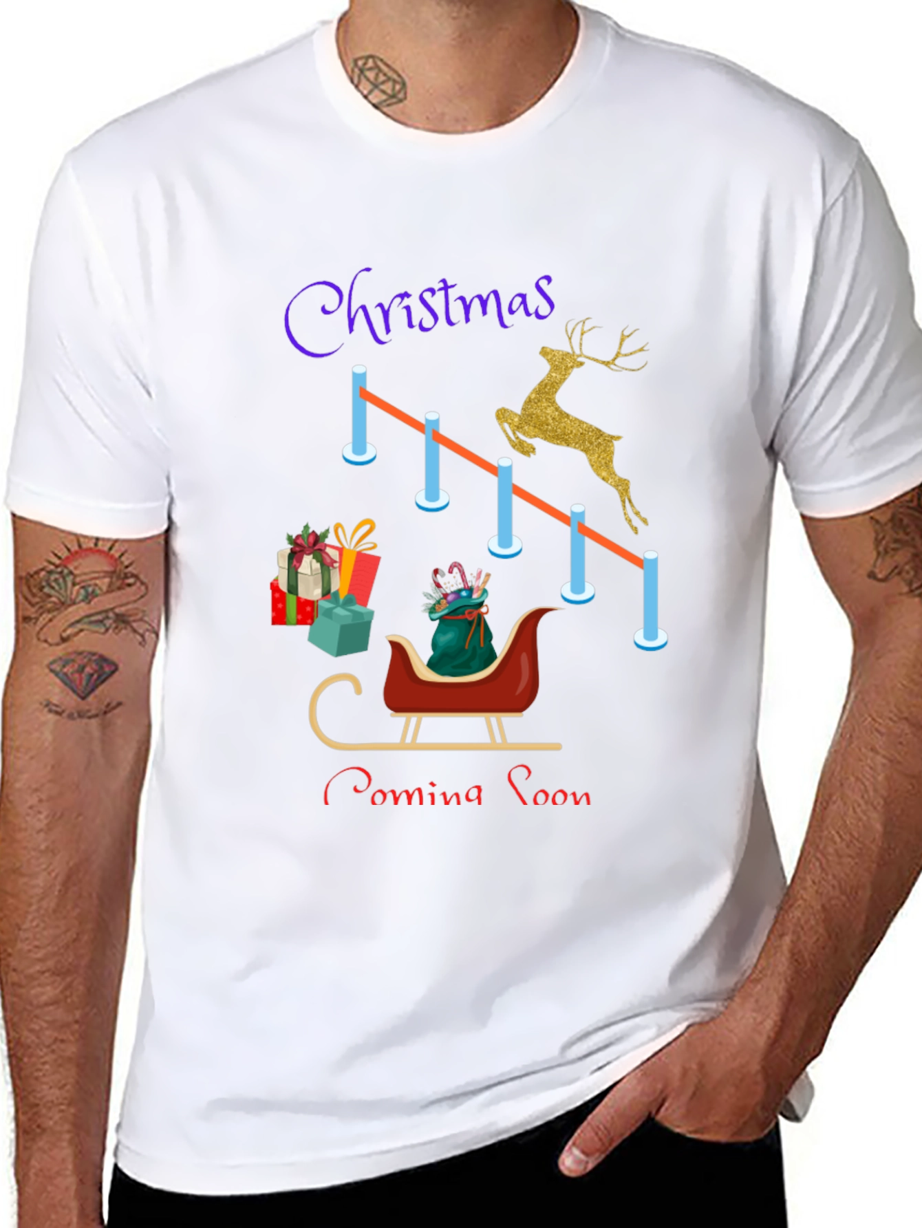 Christmas Coming Soon Graphic T-Shirt