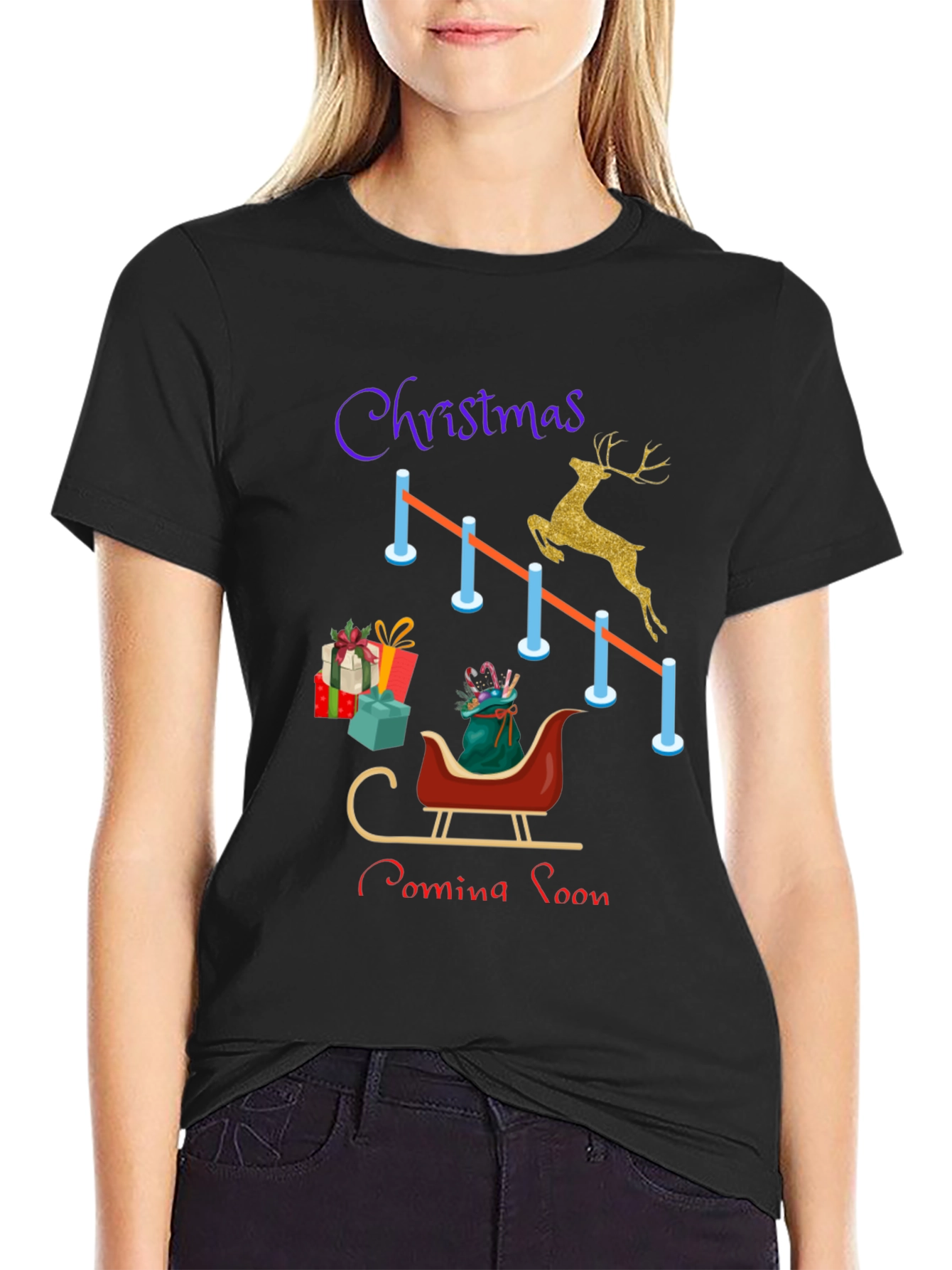 Christmas Coming Soon Graphic T-Shirt