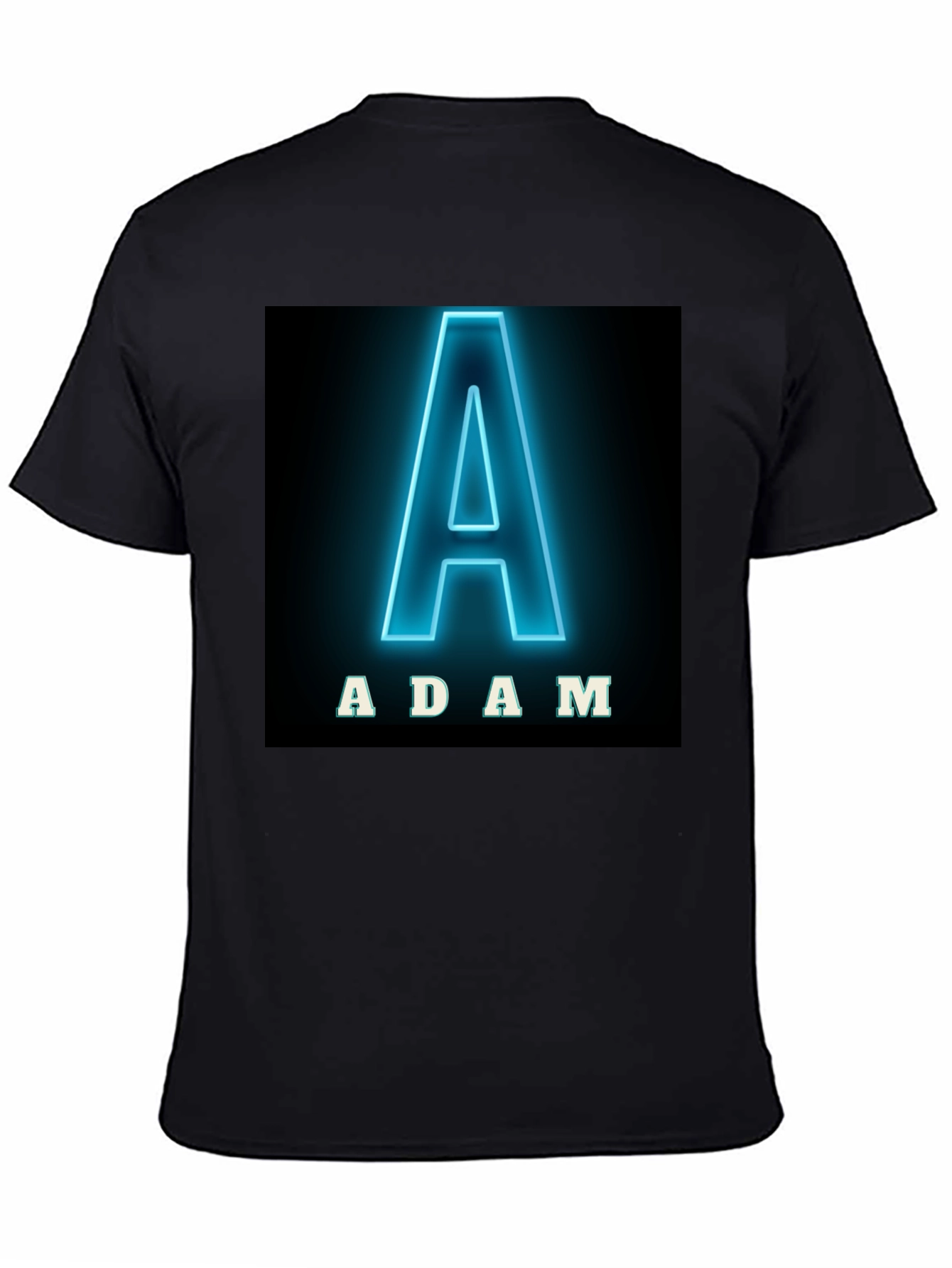 Adam Neon Letter T-Shirt