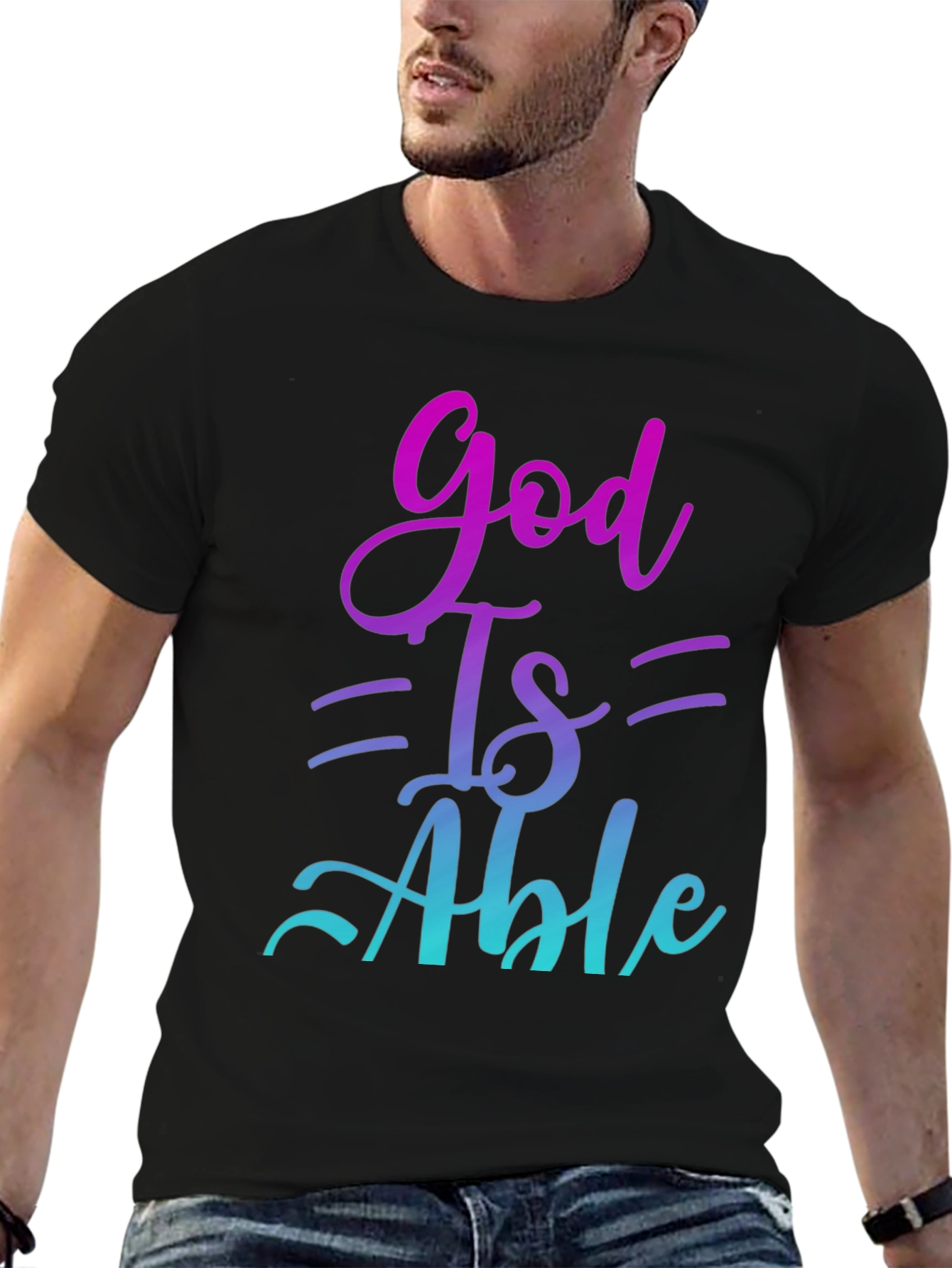 God Is Able T-Shirt - Inspirational Christian Apparel