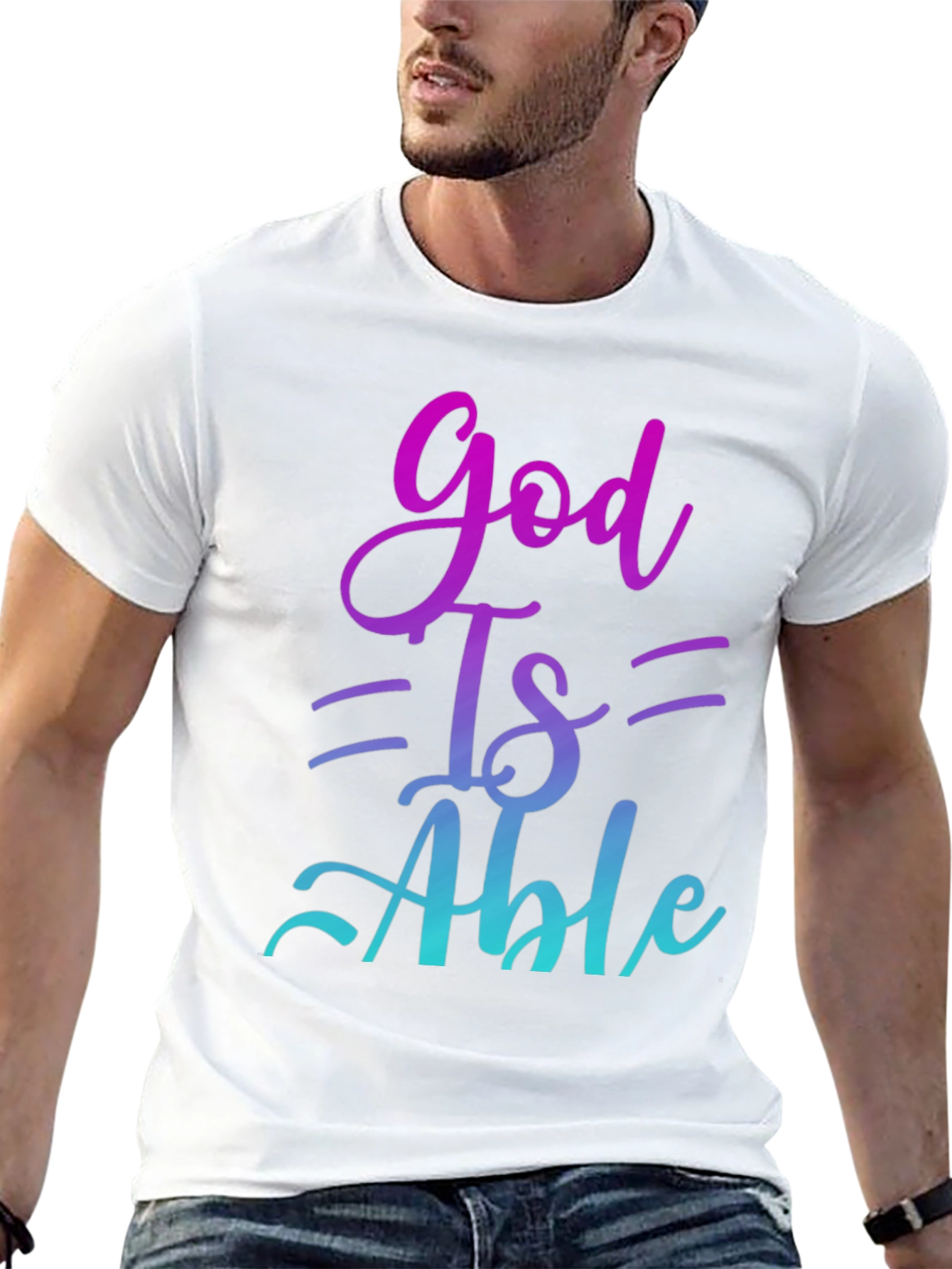 God Is Able T-Shirt - Inspirational Christian Apparel