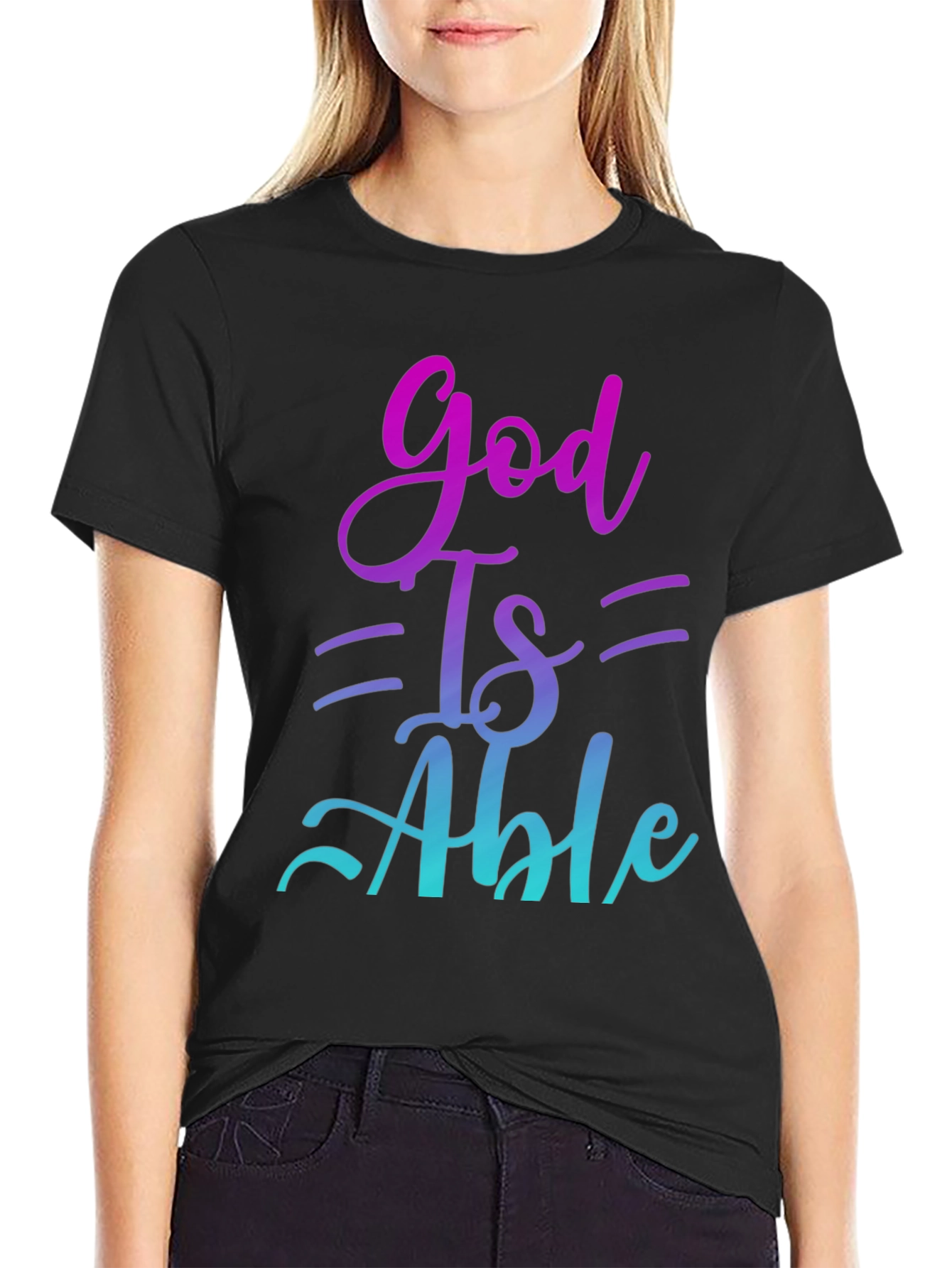 God Is Able T-Shirt - Inspirational Christian Apparel
