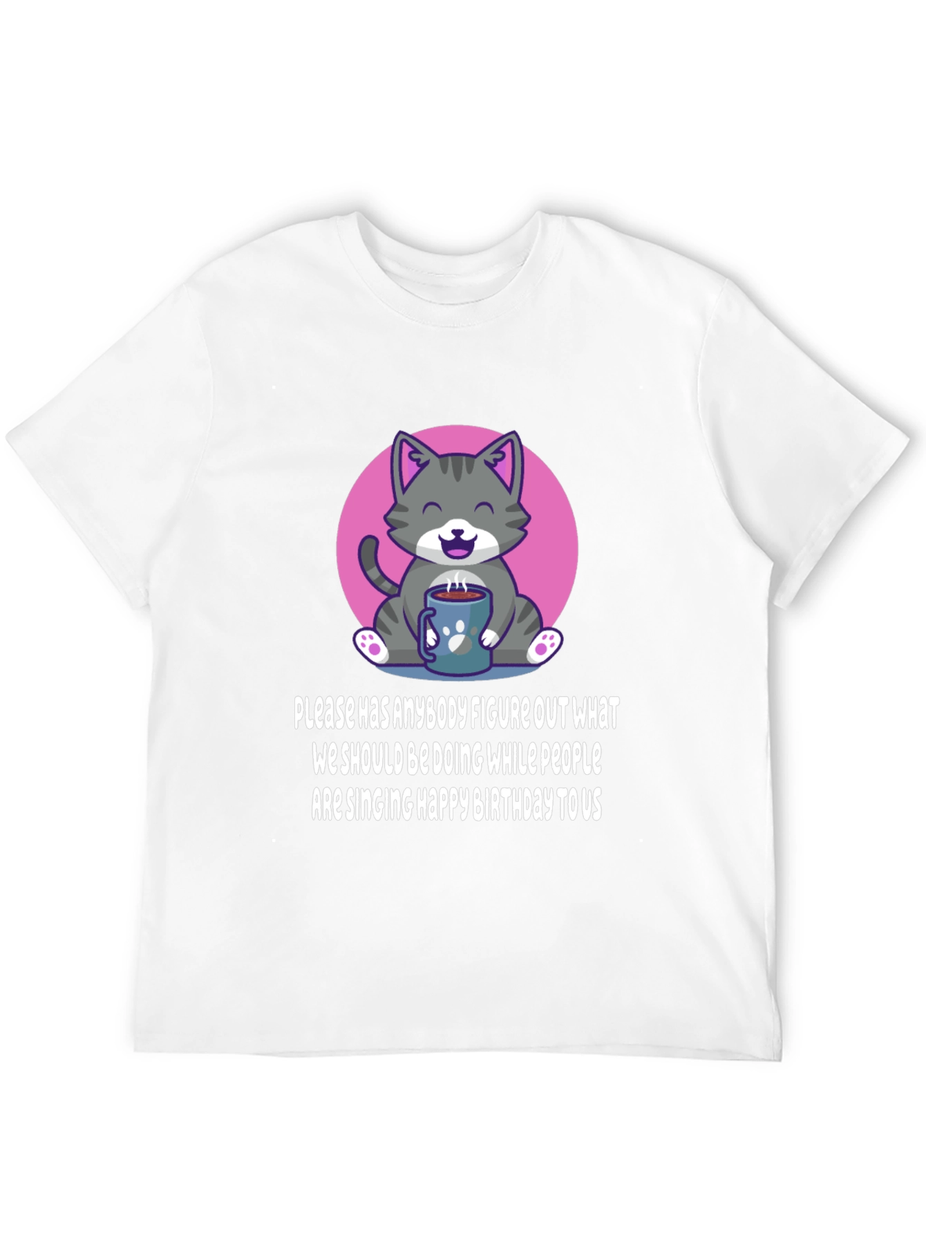 Cat Coffee Birthday Tee: What to do?