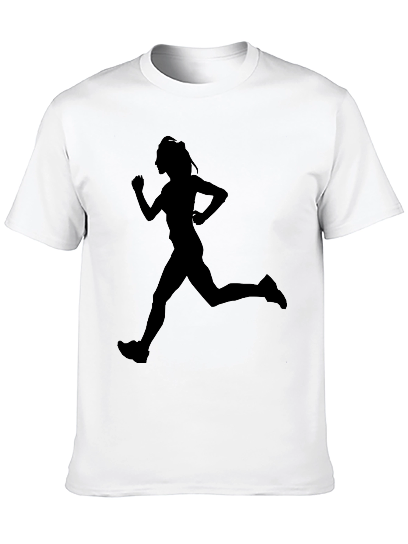 Runner Silhouette Black Graphic Tee