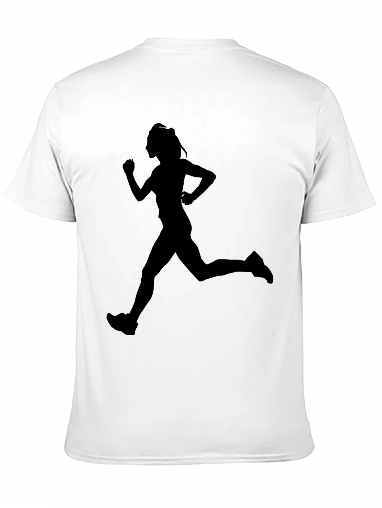 Runner Silhouette Black Graphic Tee