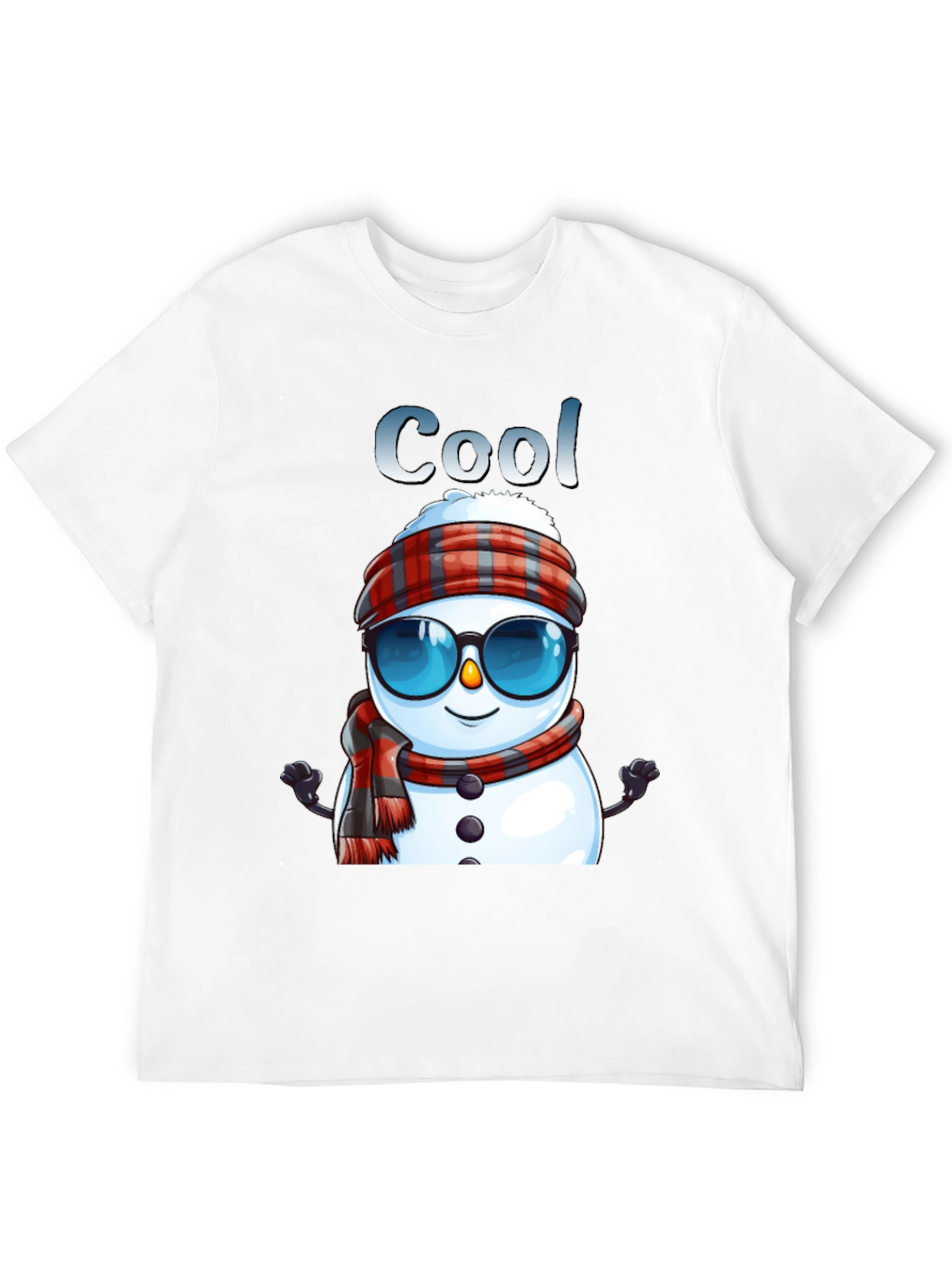Cool Snowman T-Shirt - Festive Winter Apparel