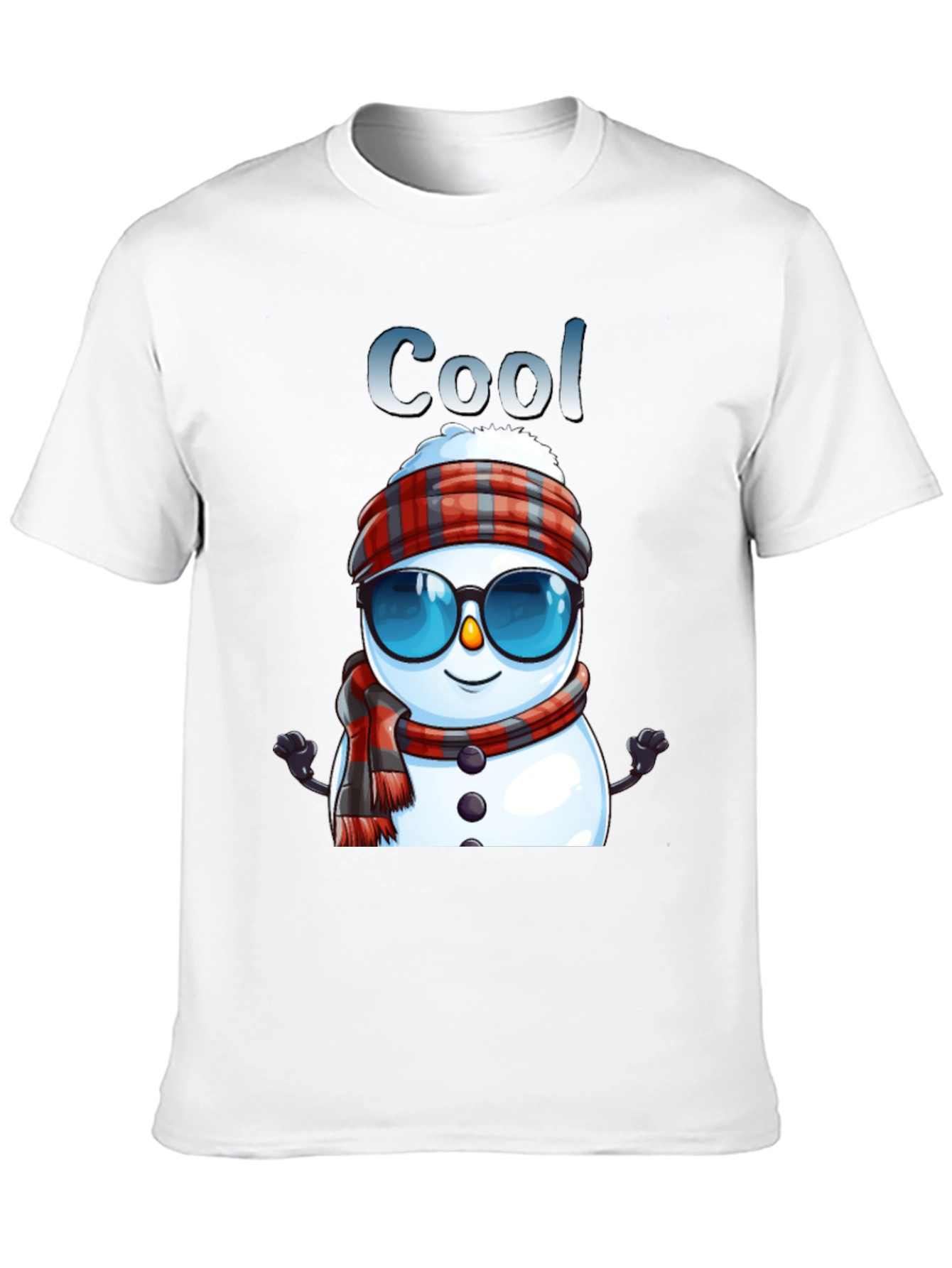 Cool Snowman T-Shirt - Festive Winter Apparel