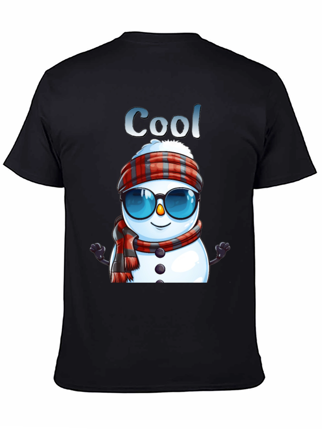 Cool Snowman T-Shirt - Festive Winter Apparel