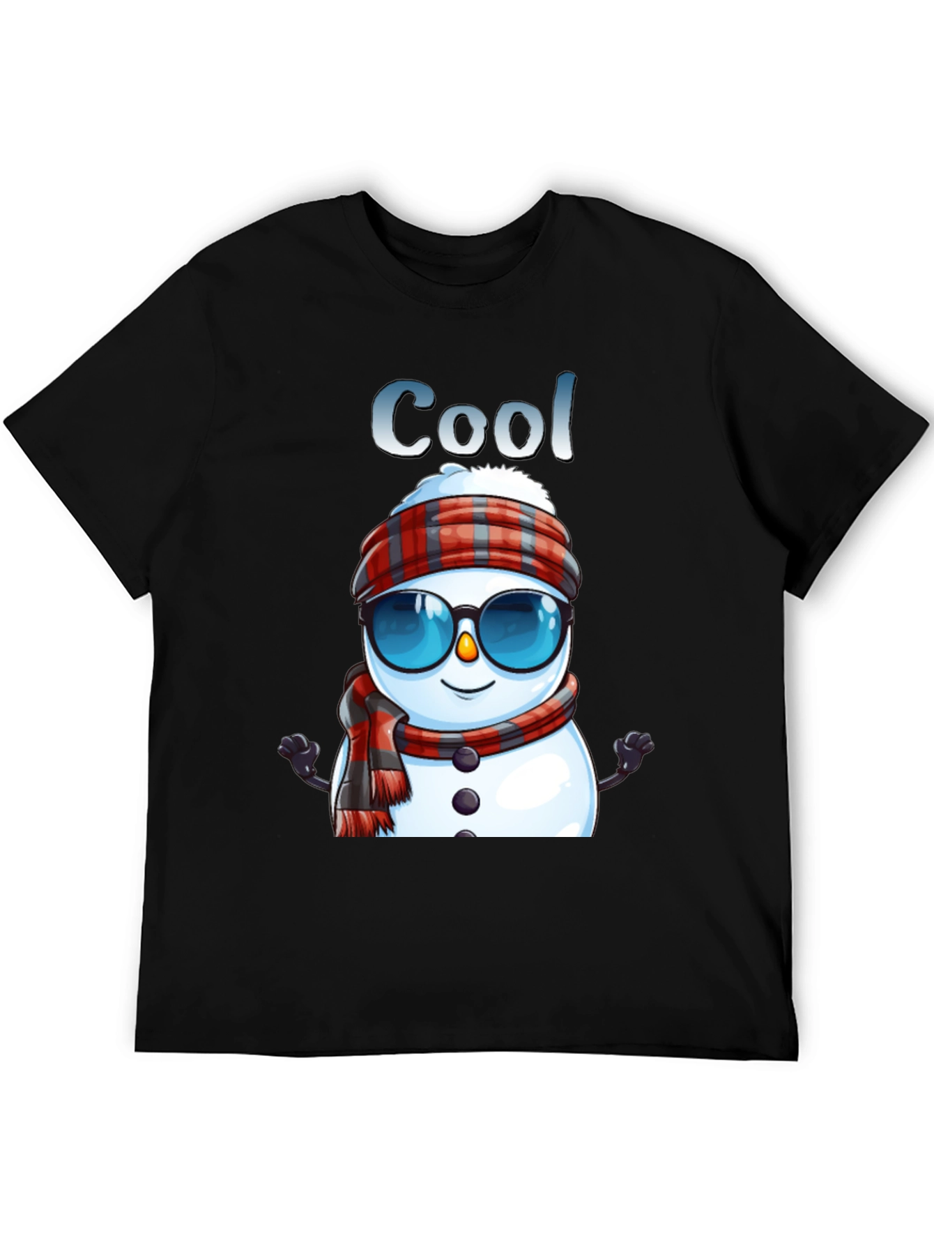 Cool Snowman T-Shirt - Festive Winter Apparel