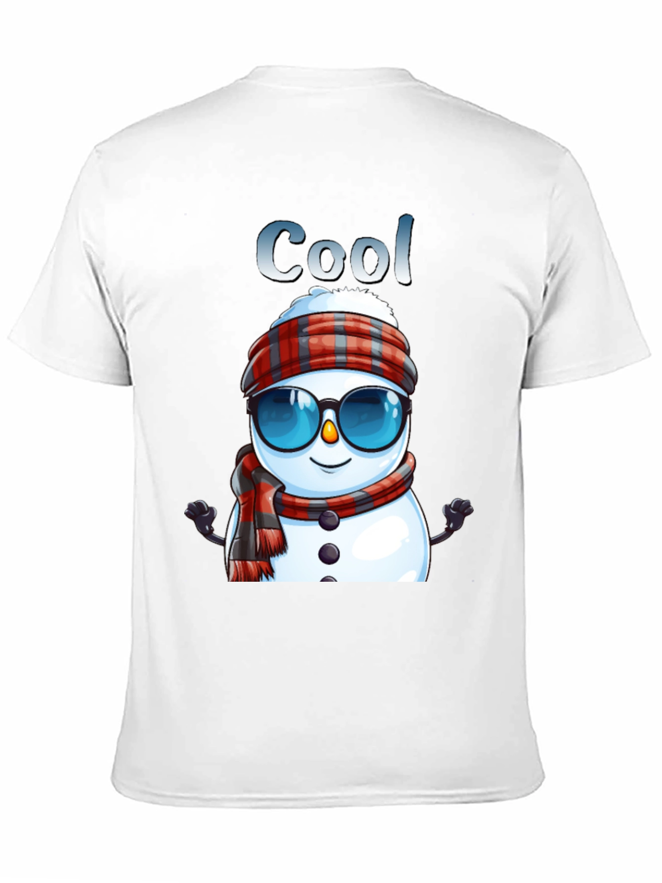 Cool Snowman T-Shirt - Festive Winter Apparel