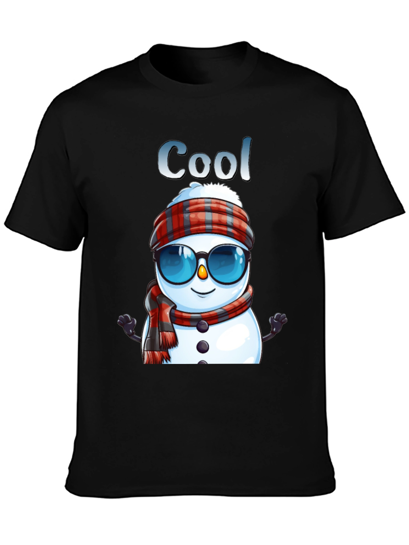 Cool Snowman T-Shirt - Festive Winter Apparel
