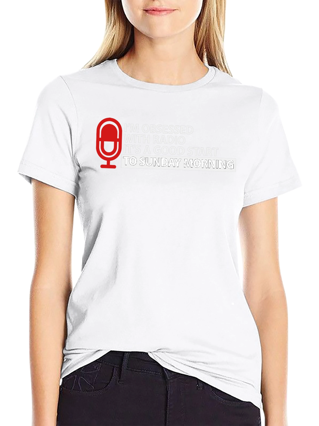 Radio Obsessed T-Shirt - Sunday Morning