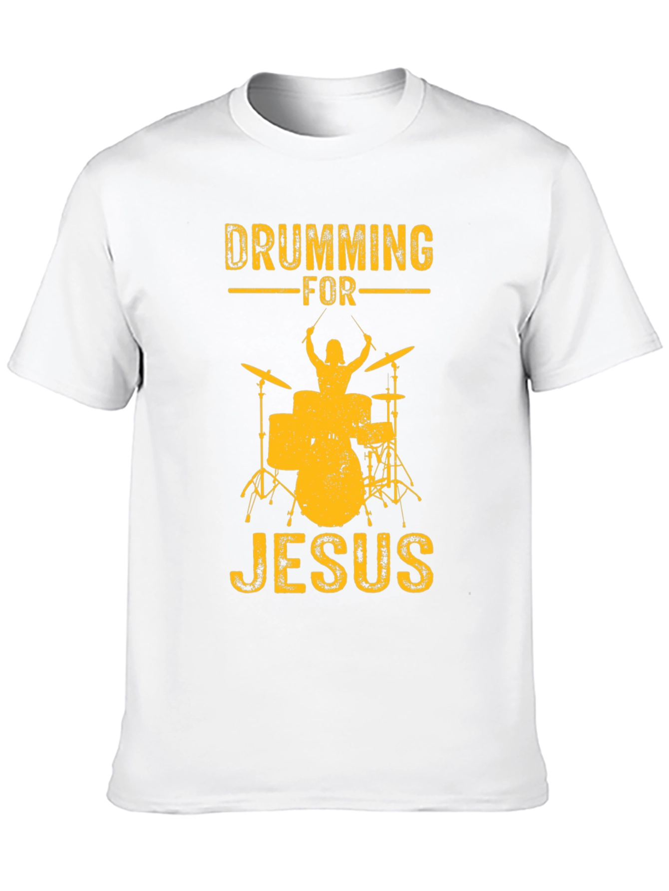 Drumming For Jesus Black T-Shirt