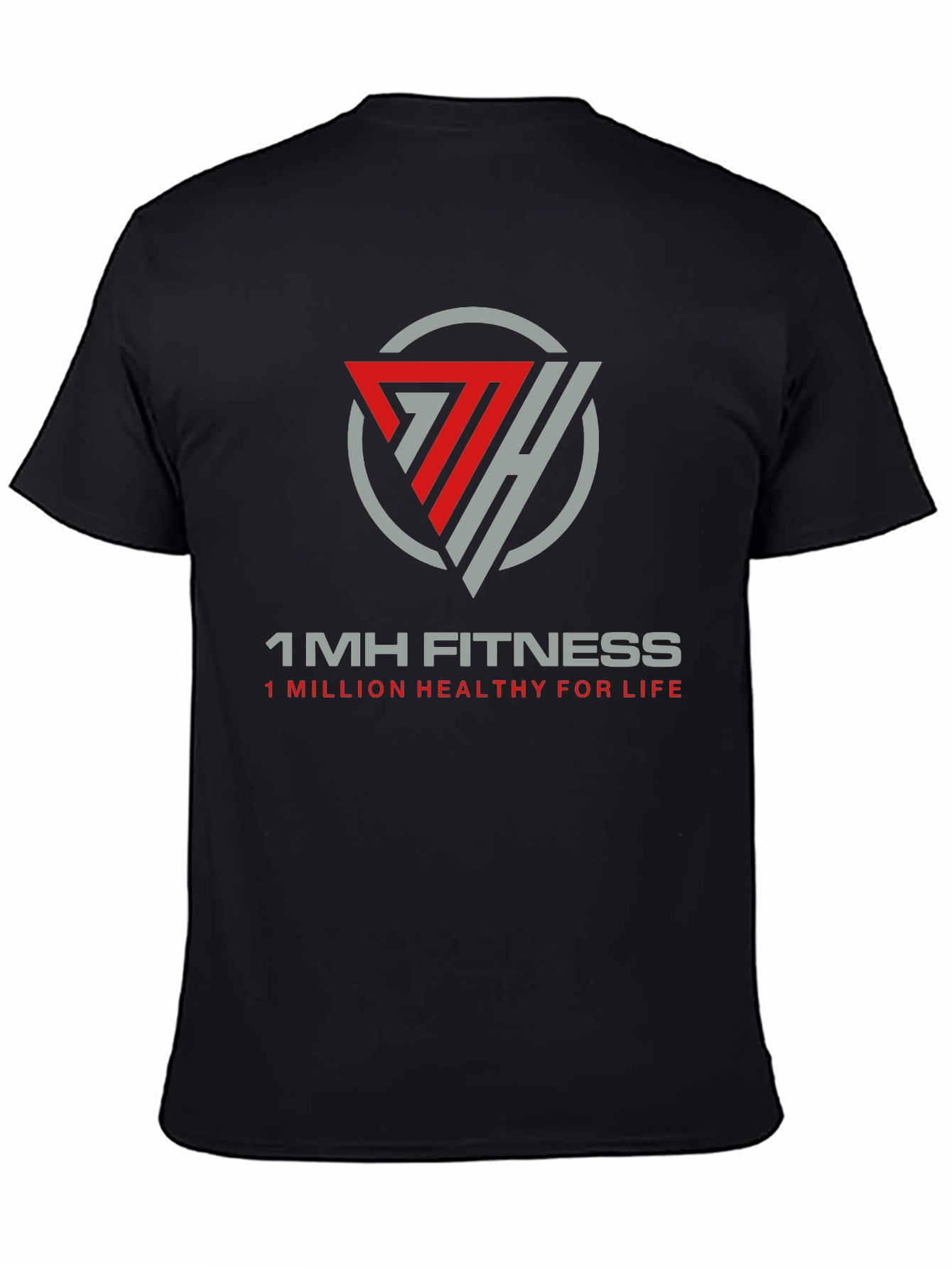 1MH Fitness Black T-Shirt