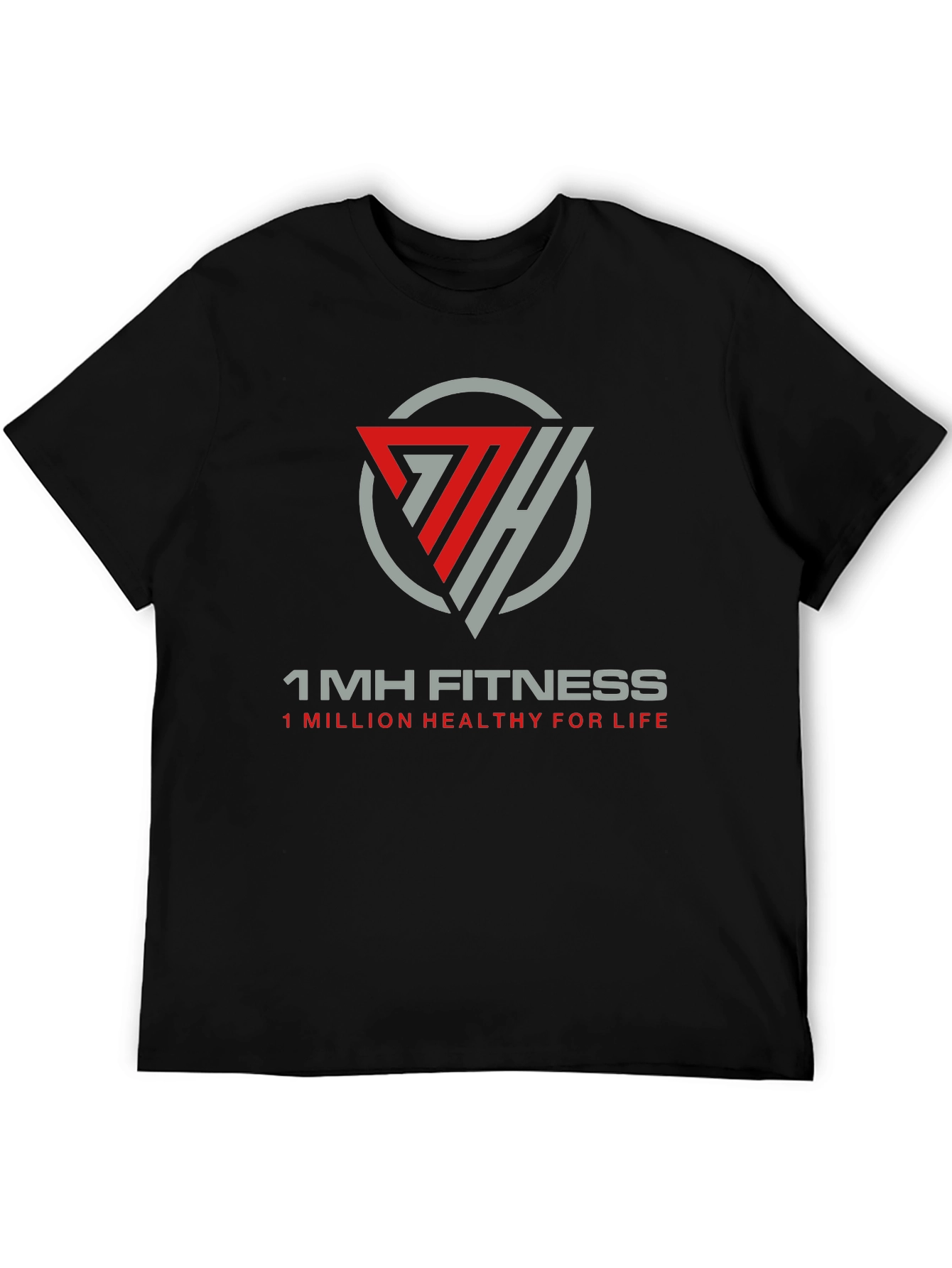 1MH Fitness Black T-Shirt