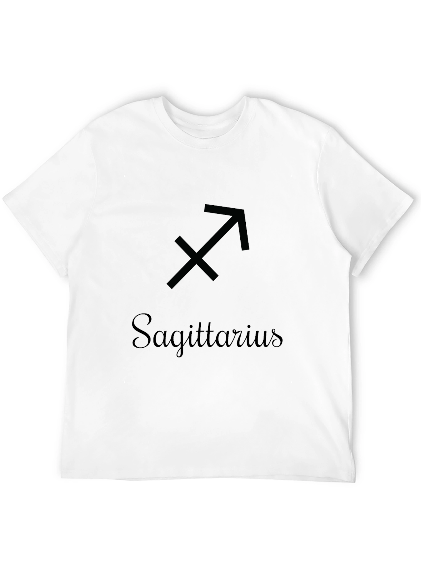 Sagittarius Zodiac Black T-Shirt