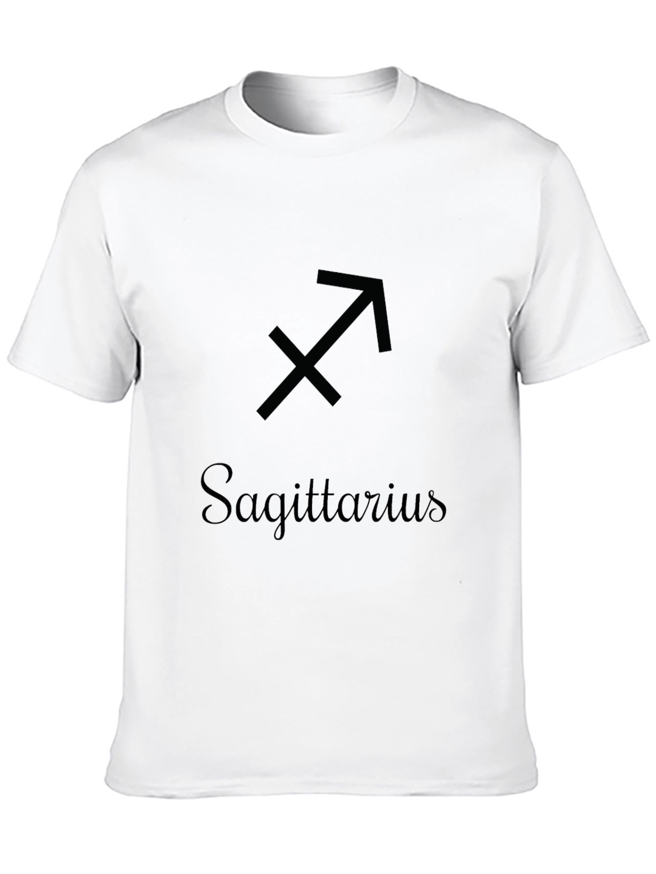 Sagittarius Zodiac Black T-Shirt