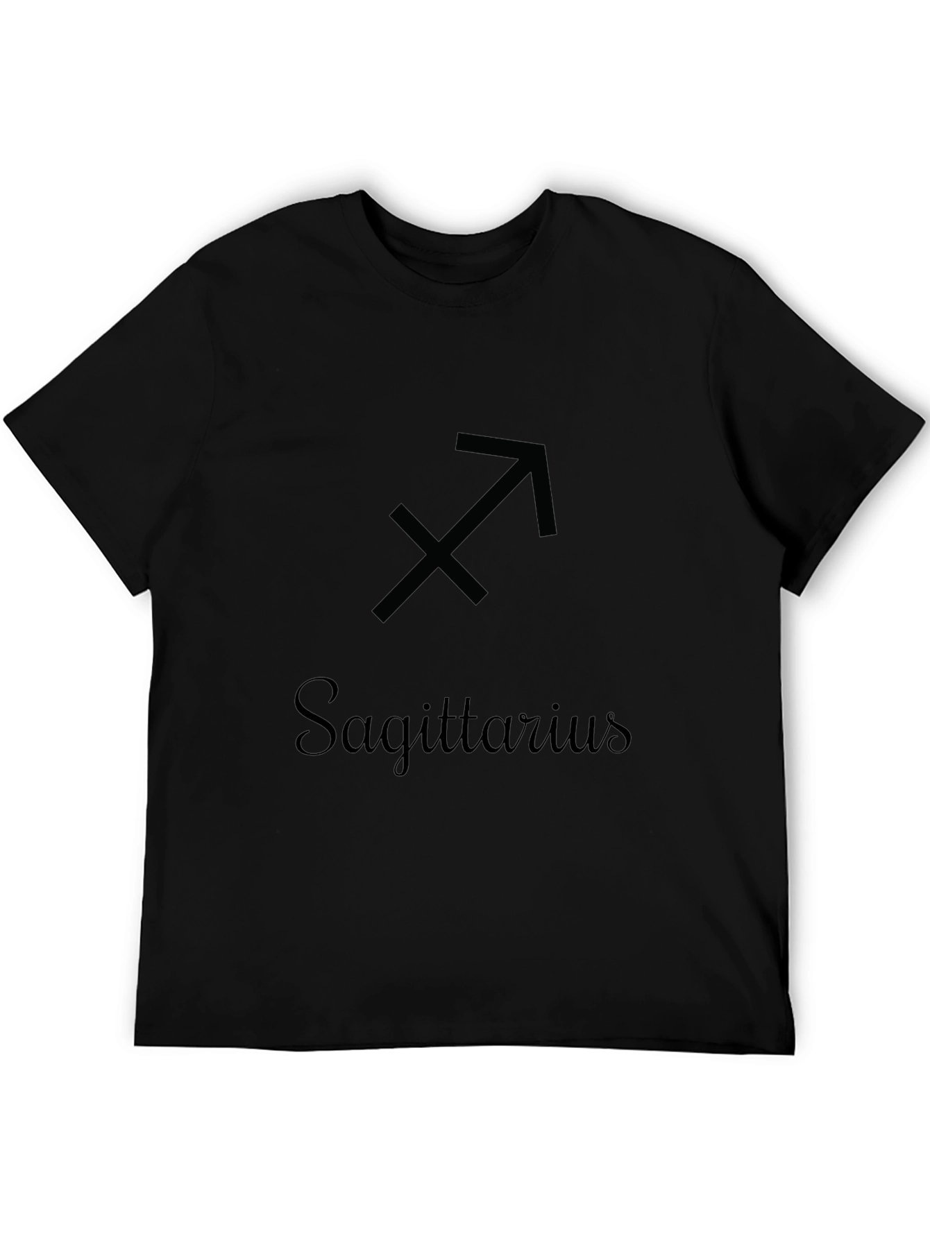 Sagittarius Zodiac Black T-Shirt
