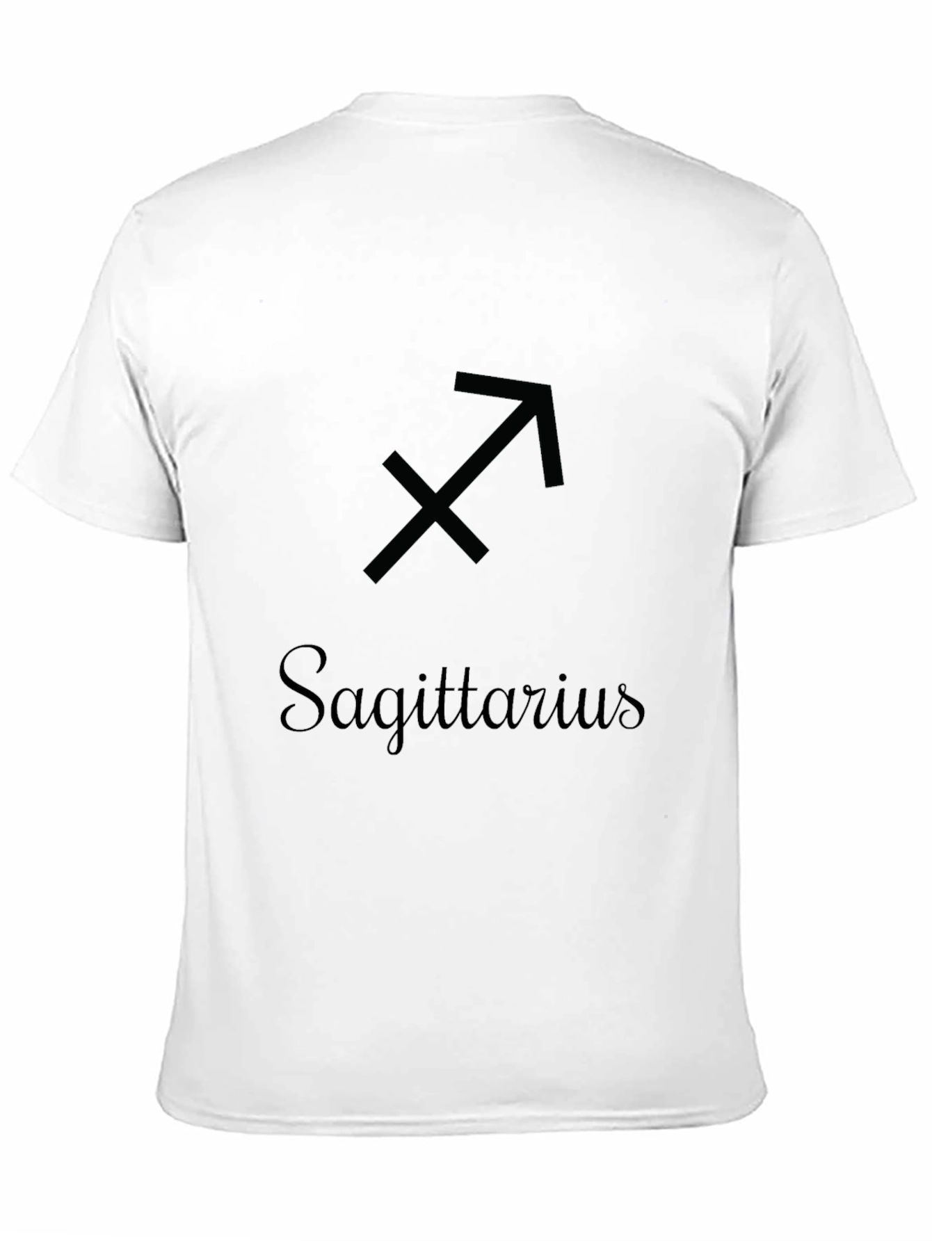 Sagittarius Zodiac Black T-Shirt