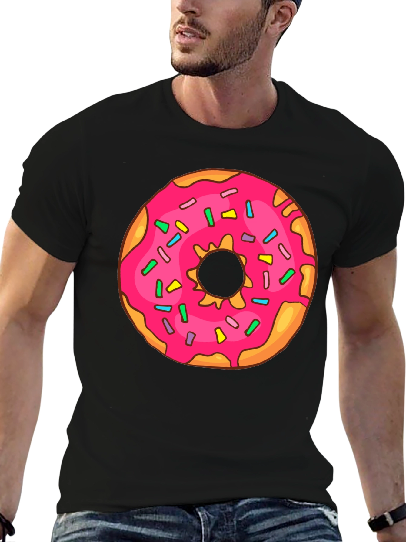 Donut Graphic T-Shirt - Sweet Treat Style