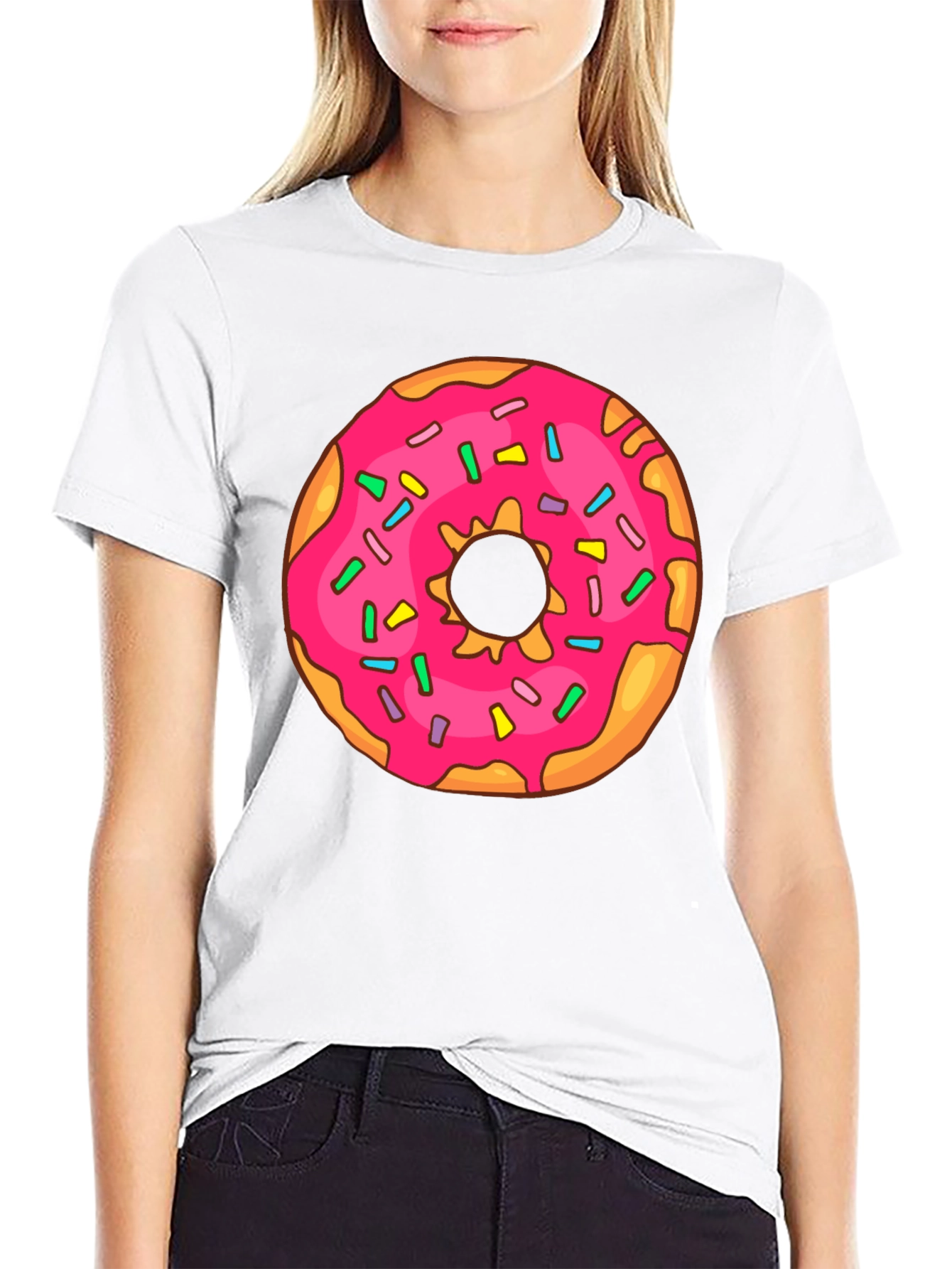 Donut Graphic T-Shirt - Sweet Treat Style