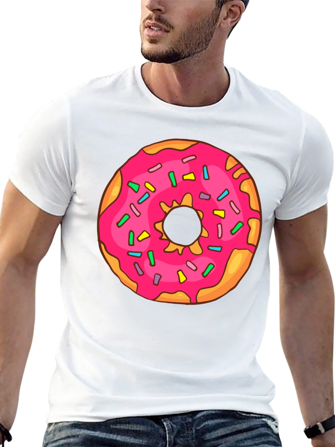 Donut Graphic T-Shirt - Sweet Treat Style