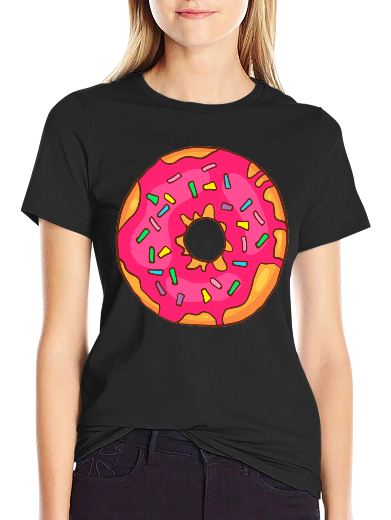 Donut Graphic T-Shirt - Sweet Treat Style