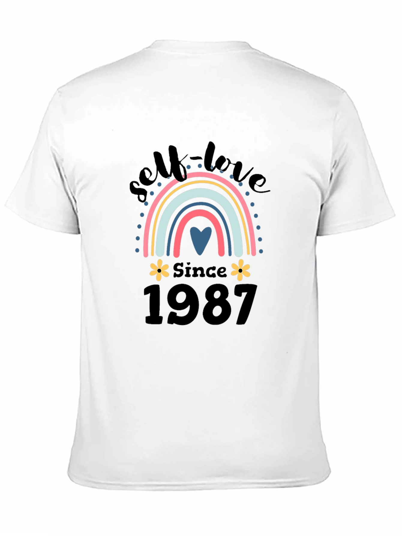 Self-Love Since 1987 Rainbow Graphic T-Shirt
