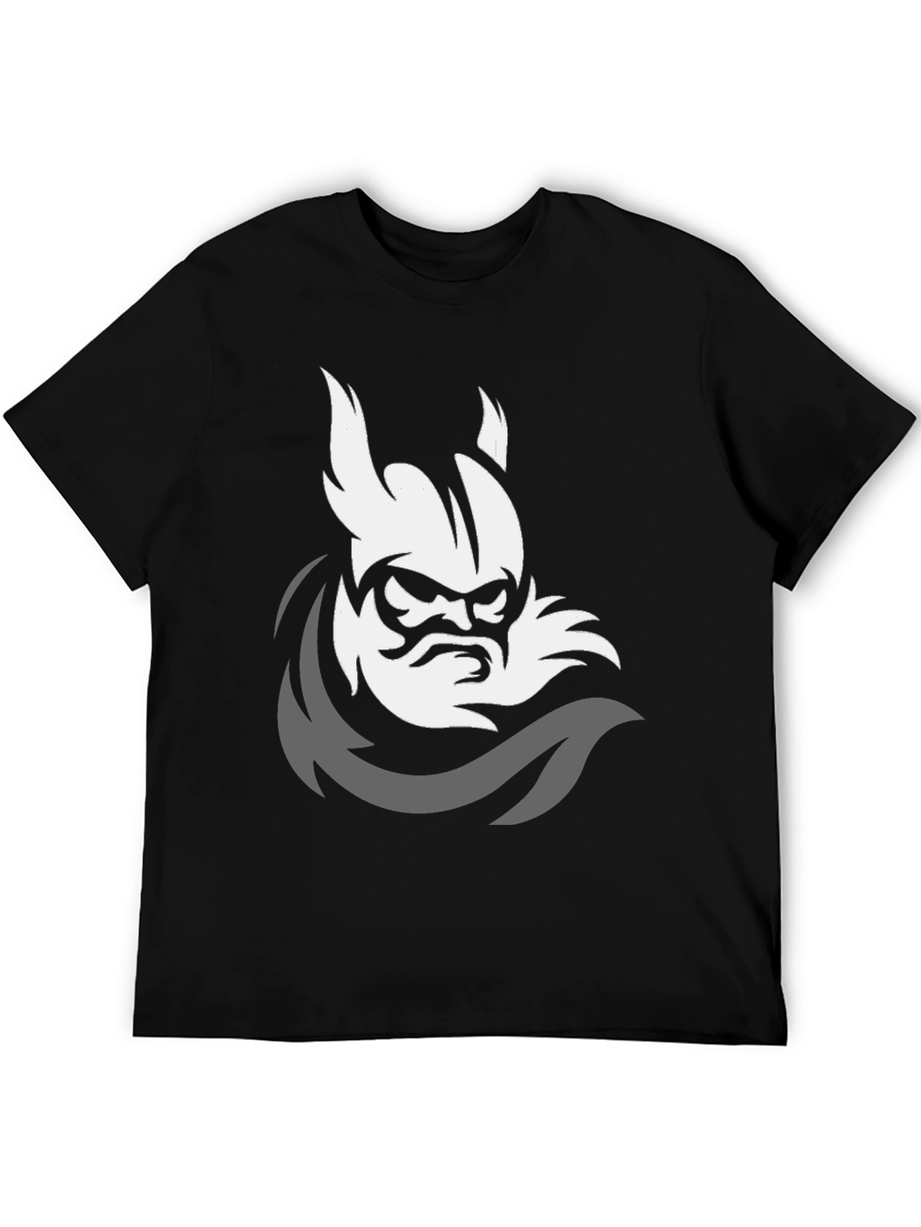 Viking Warrior Graphic Tee - Mens Black T-Shirt