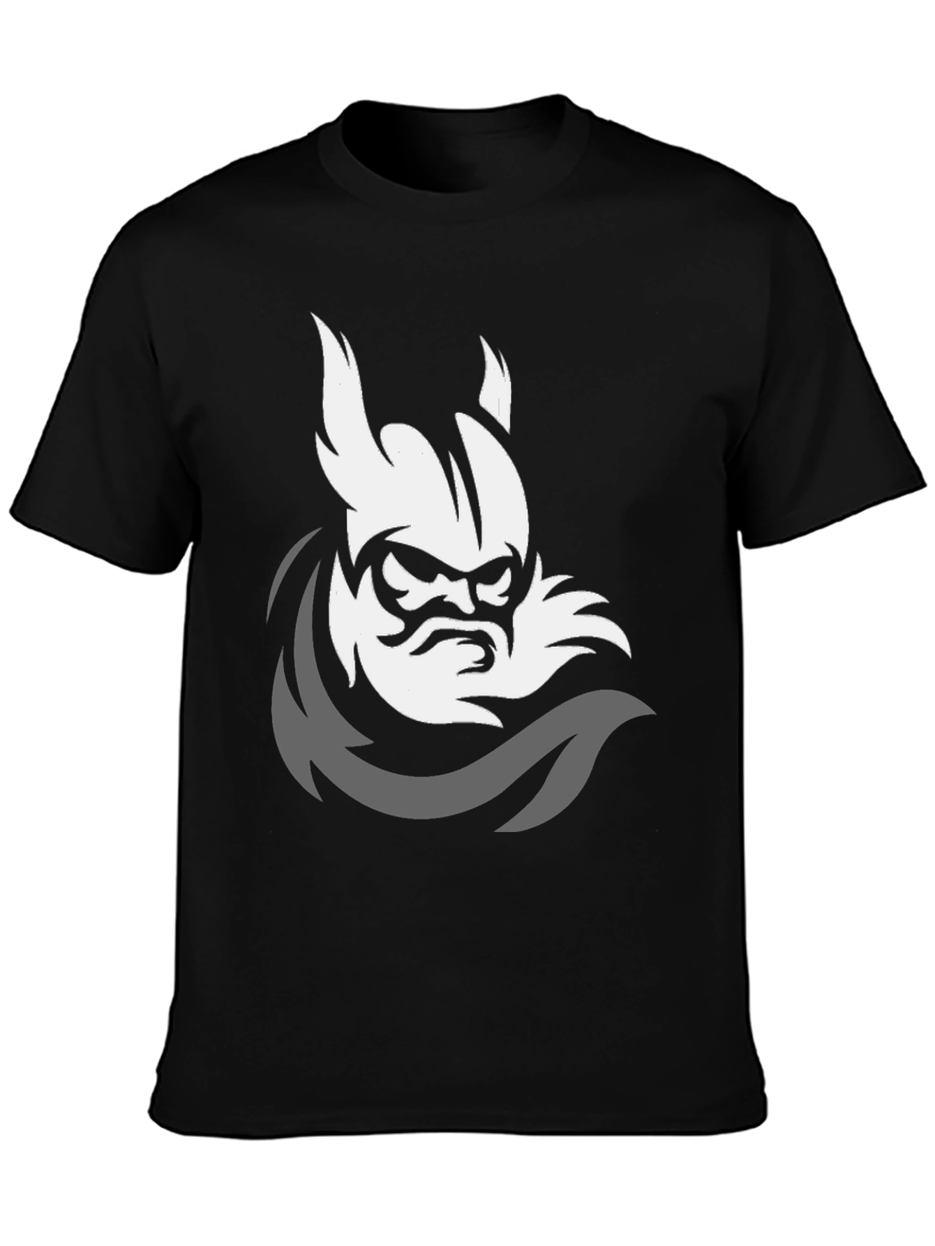 Viking Warrior Graphic Tee - Mens Black T-Shirt