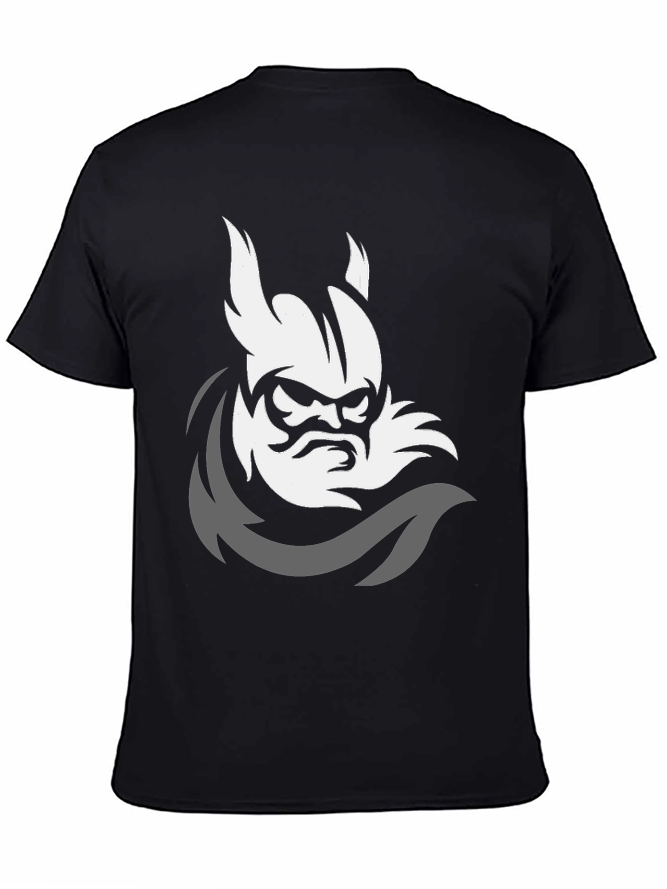 Viking Warrior Graphic Tee - Mens Black T-Shirt