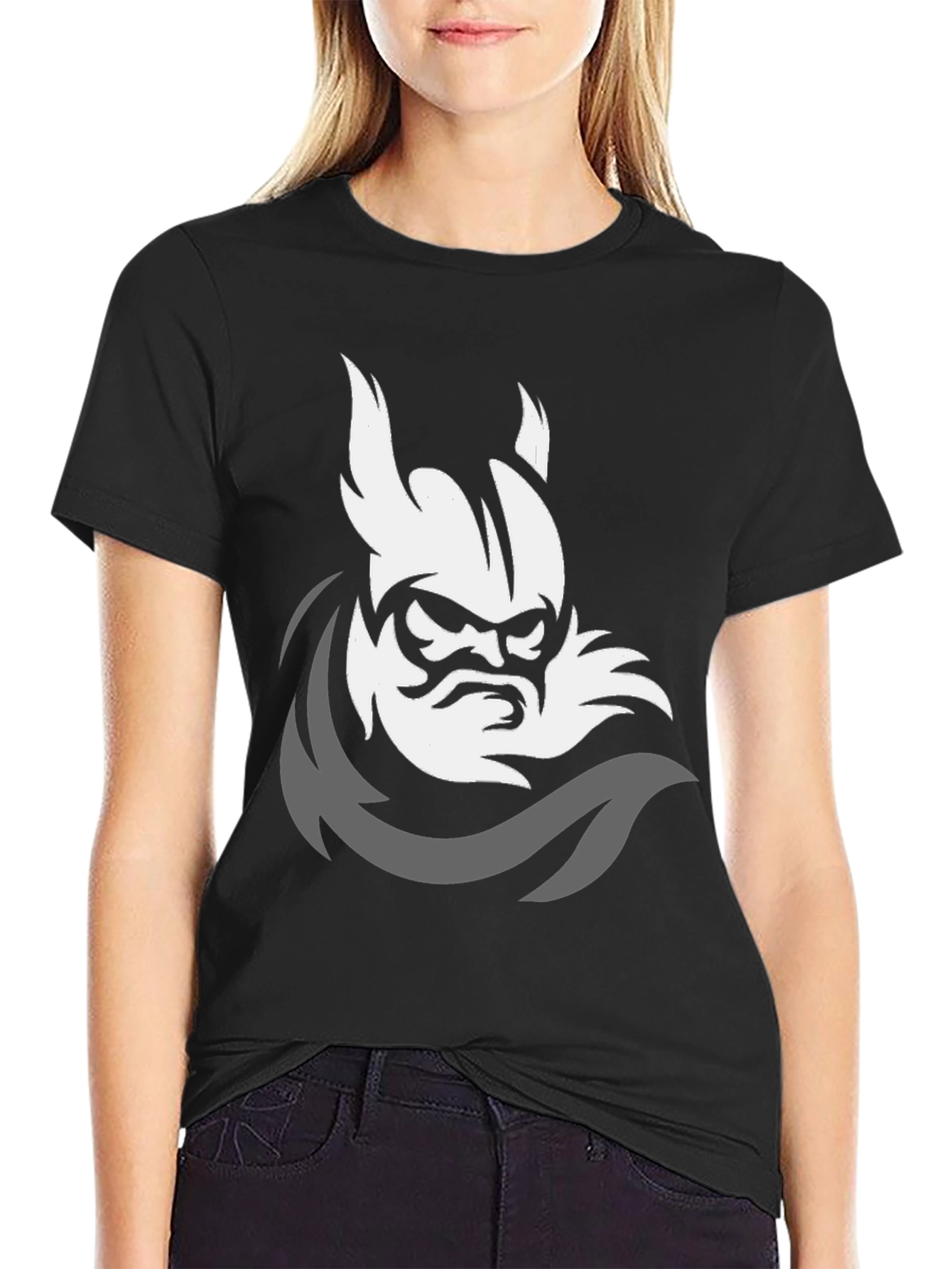 Viking Warrior Graphic Tee - Mens Black T-Shirt