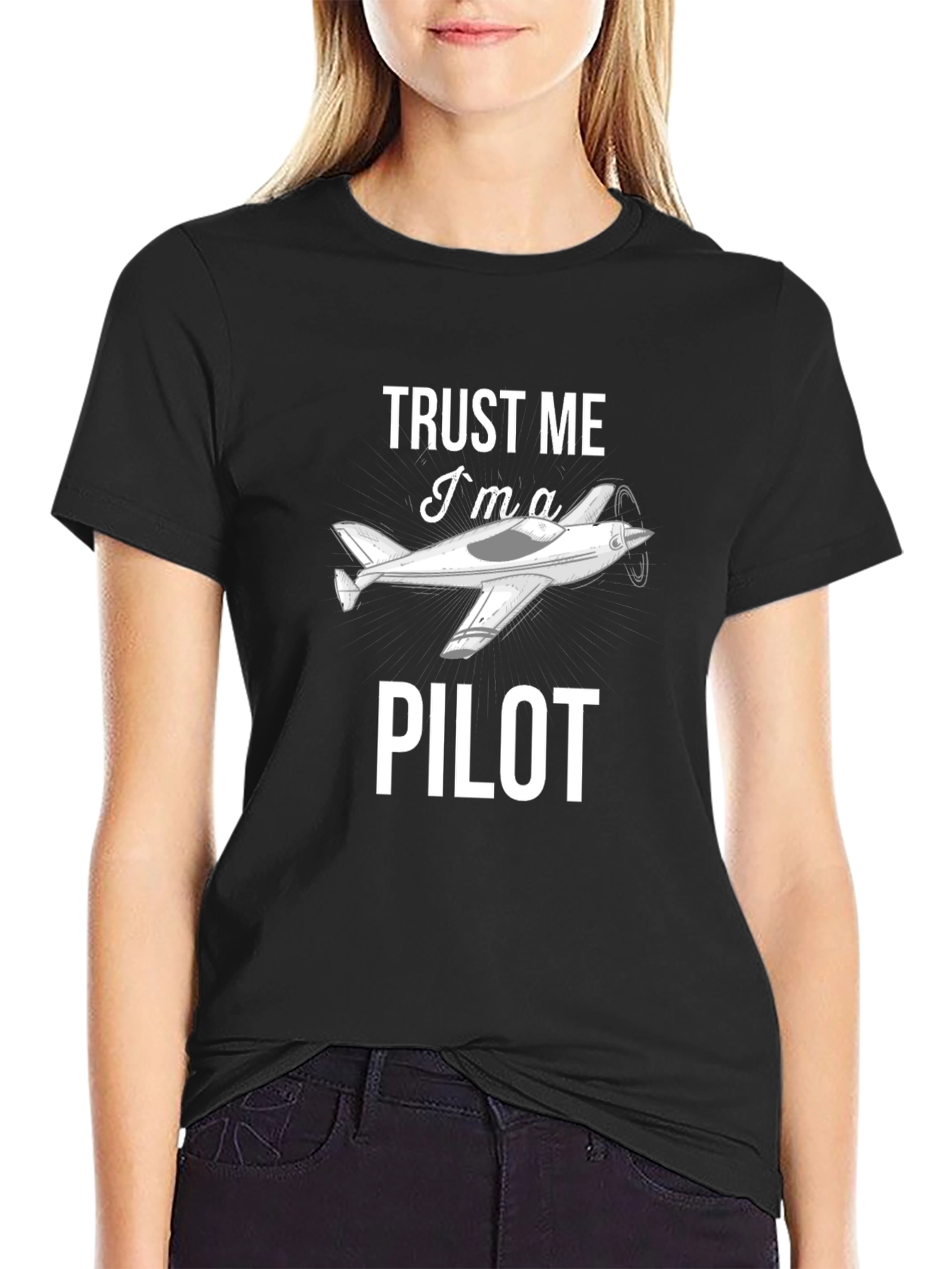 Trust Me Im a Pilot T-Shirt - Aviation Gift