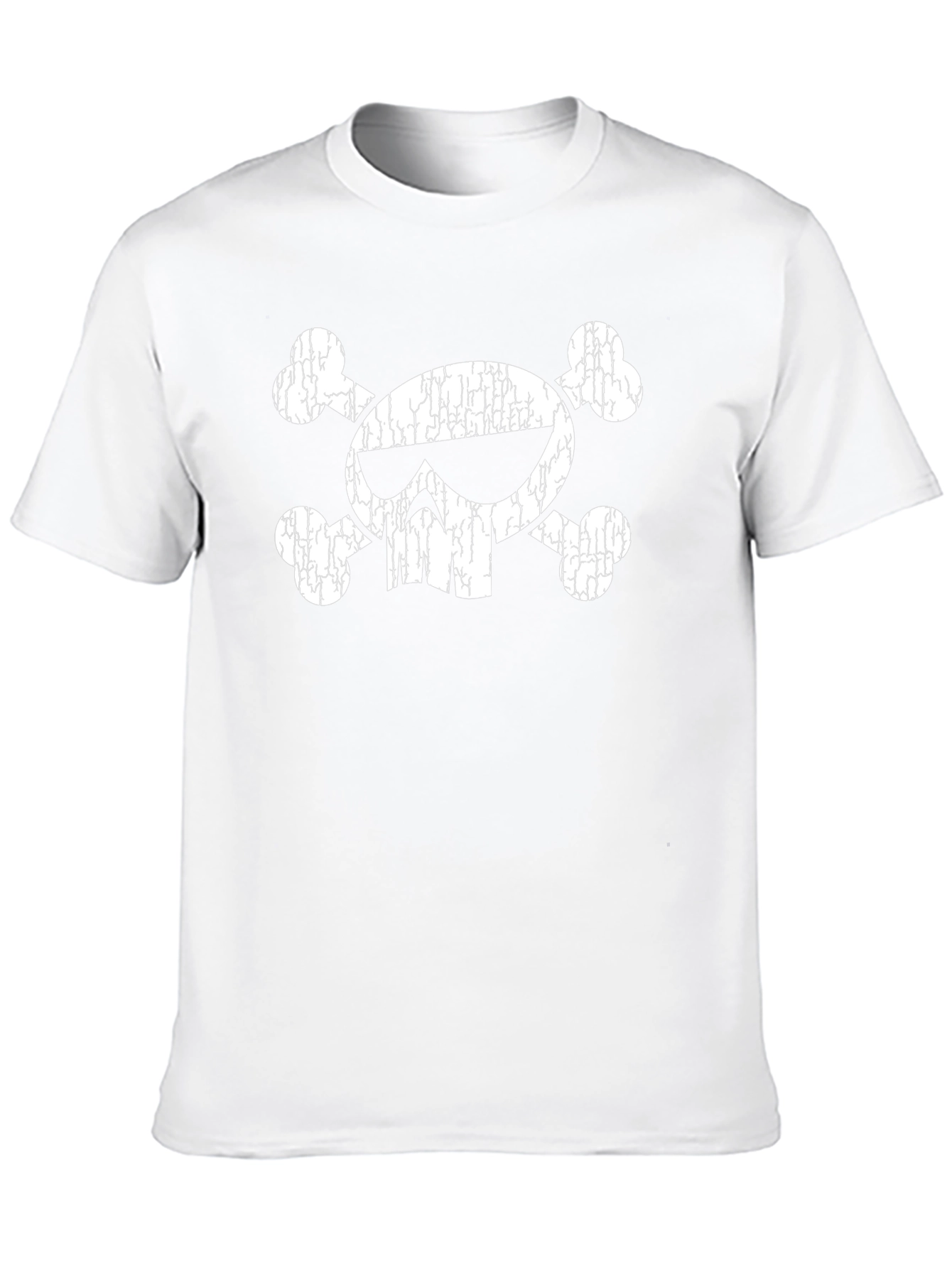 Skull & Crossbones Graphic Tee - Mens Black T-Shirt