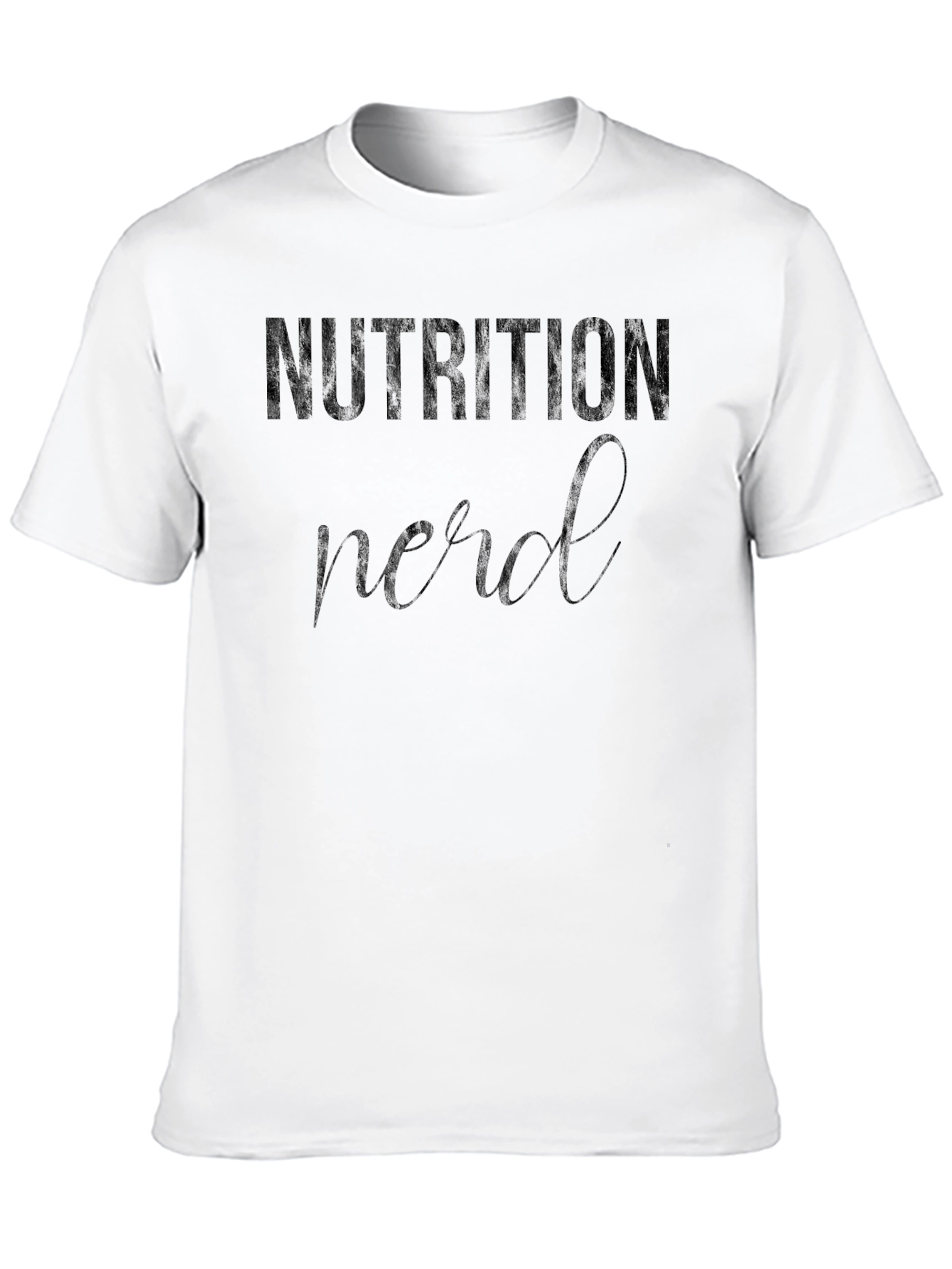 Nutrition Nerd Black T-Shirt Graphic Tee