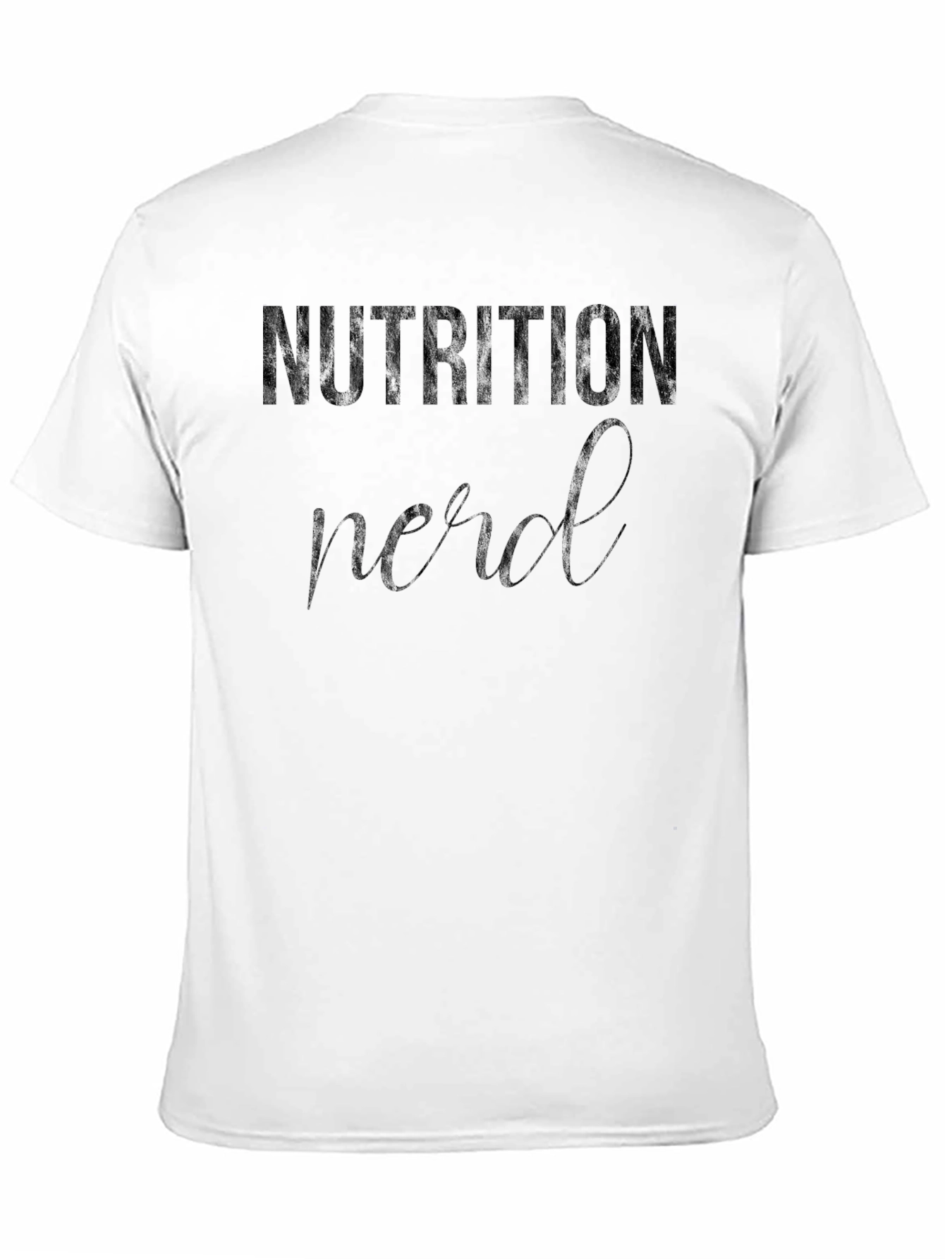 Nutrition Nerd Black T-Shirt Graphic Tee