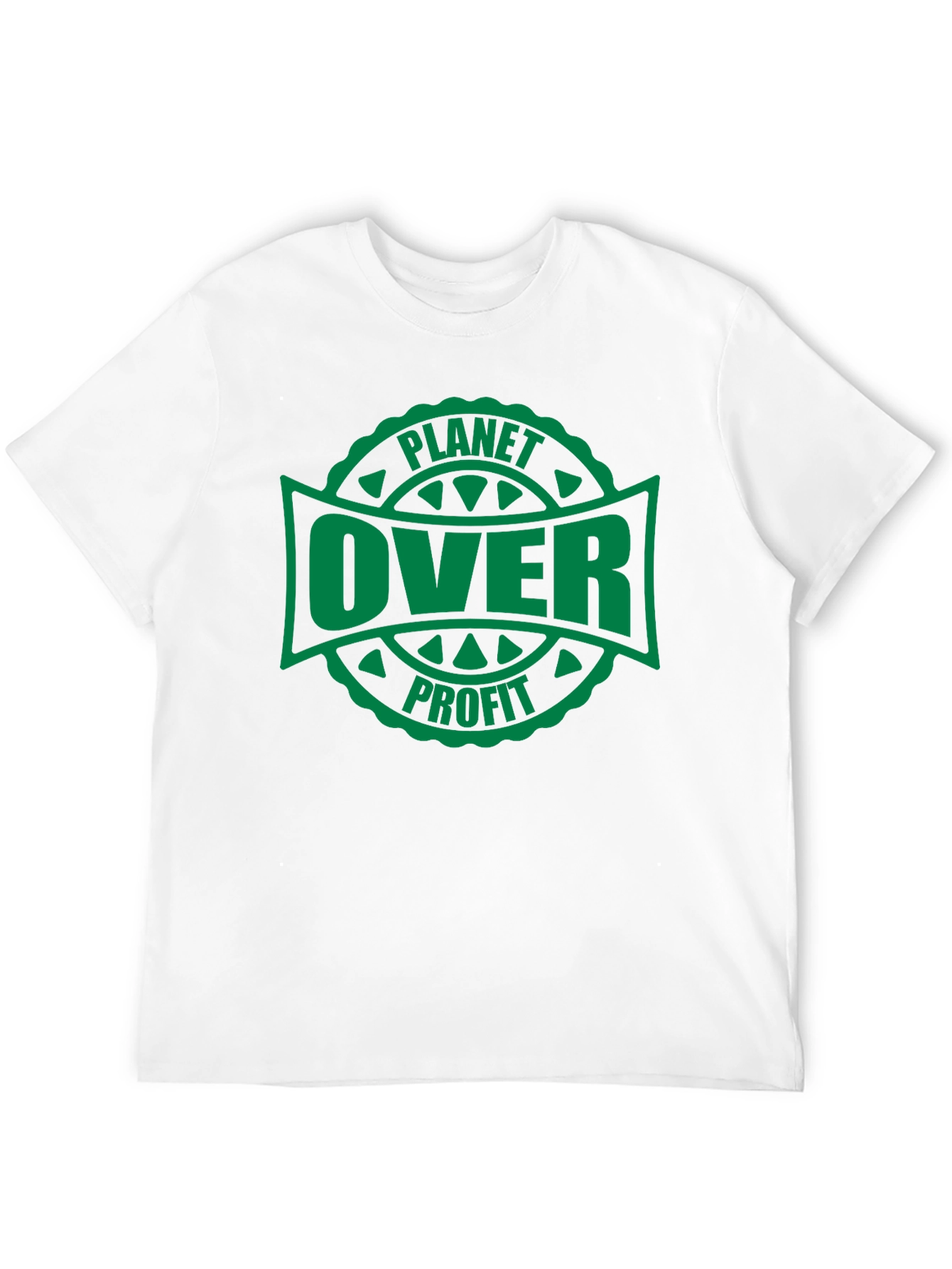Planet Over Profit Graphic Tee - Black