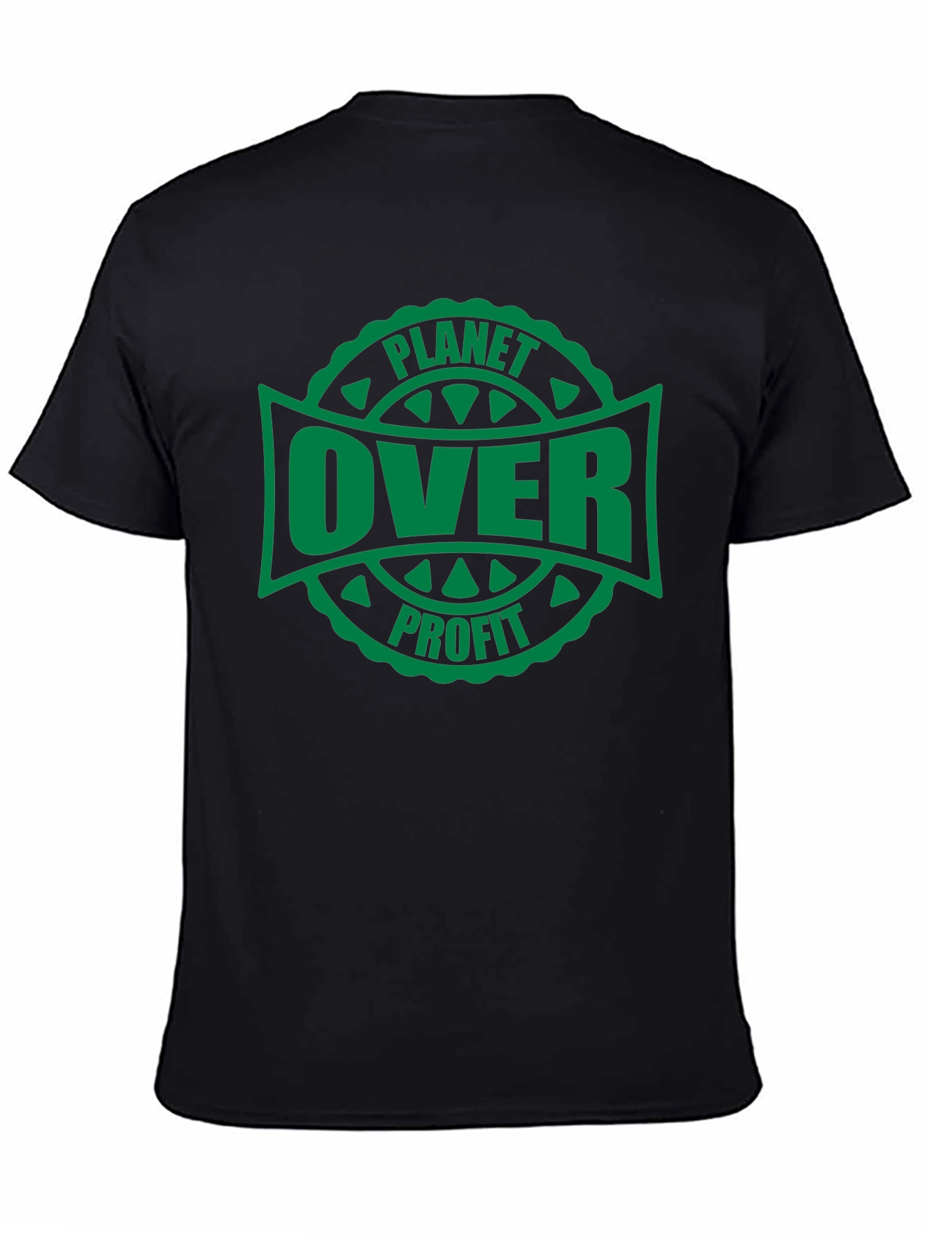 Planet Over Profit Graphic Tee - Black