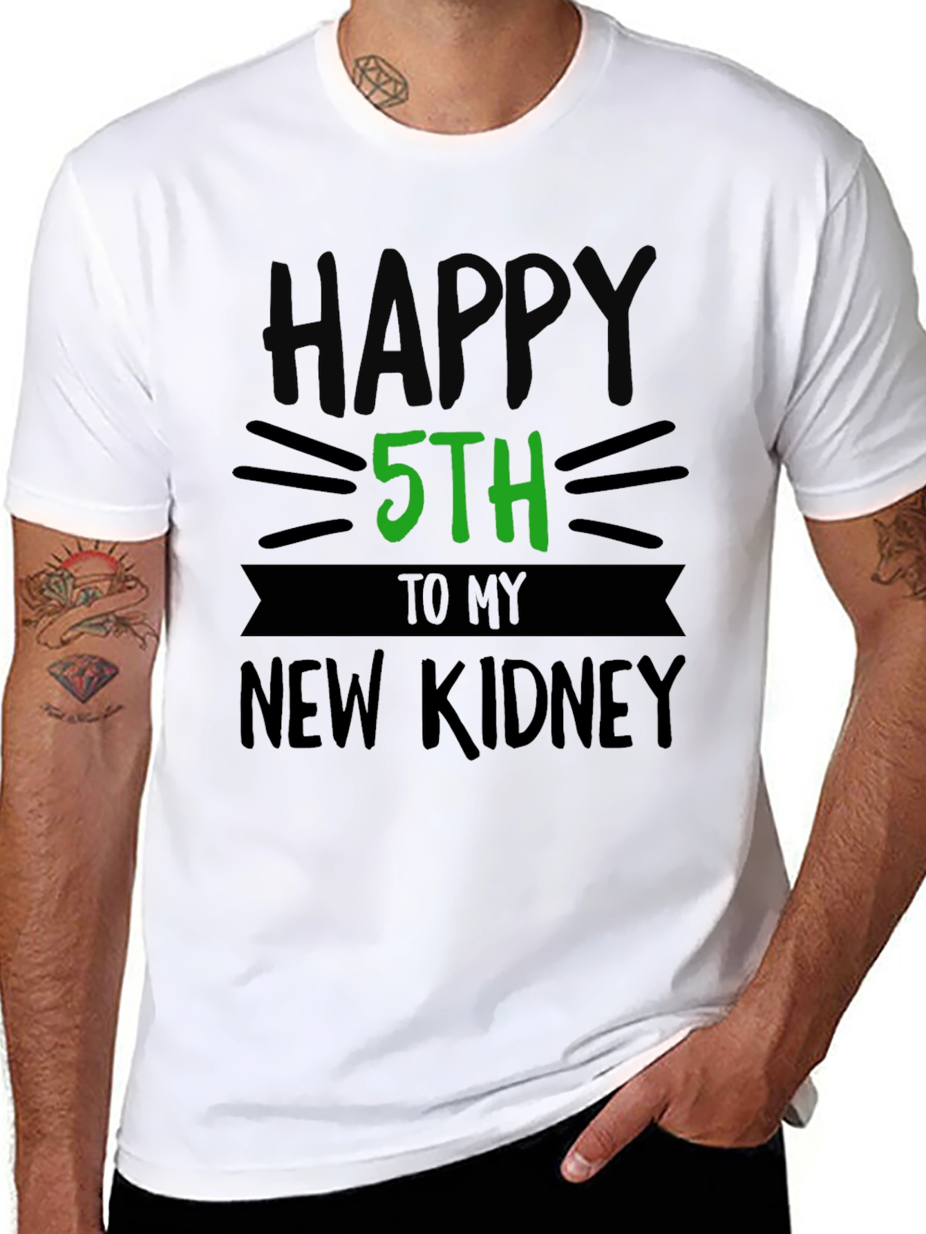 Happy 5th New Kidney Transplant T-Shirt