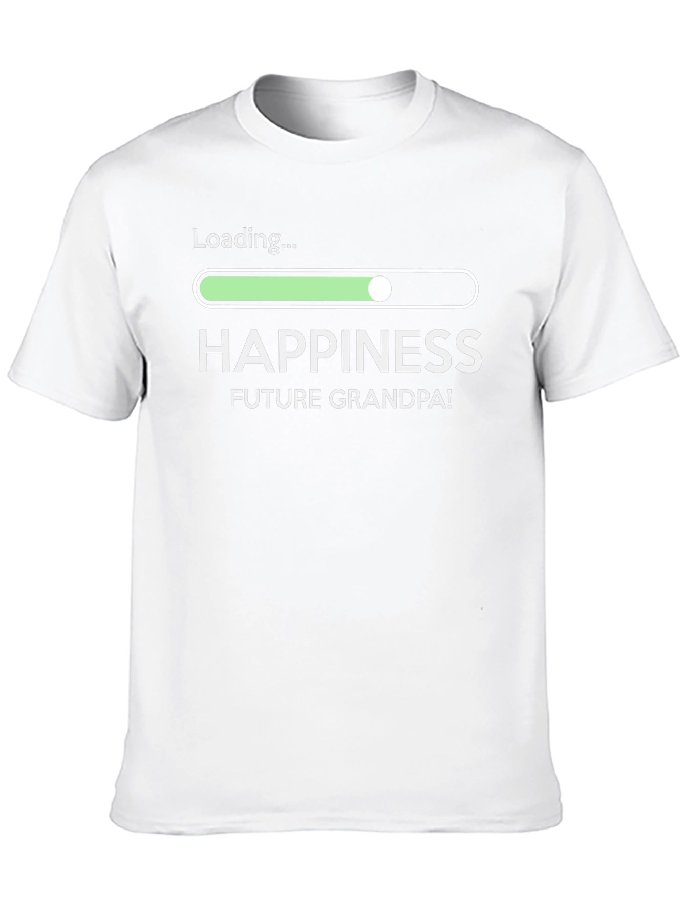 Future Grandpa Happiness Loading T-Shirt
