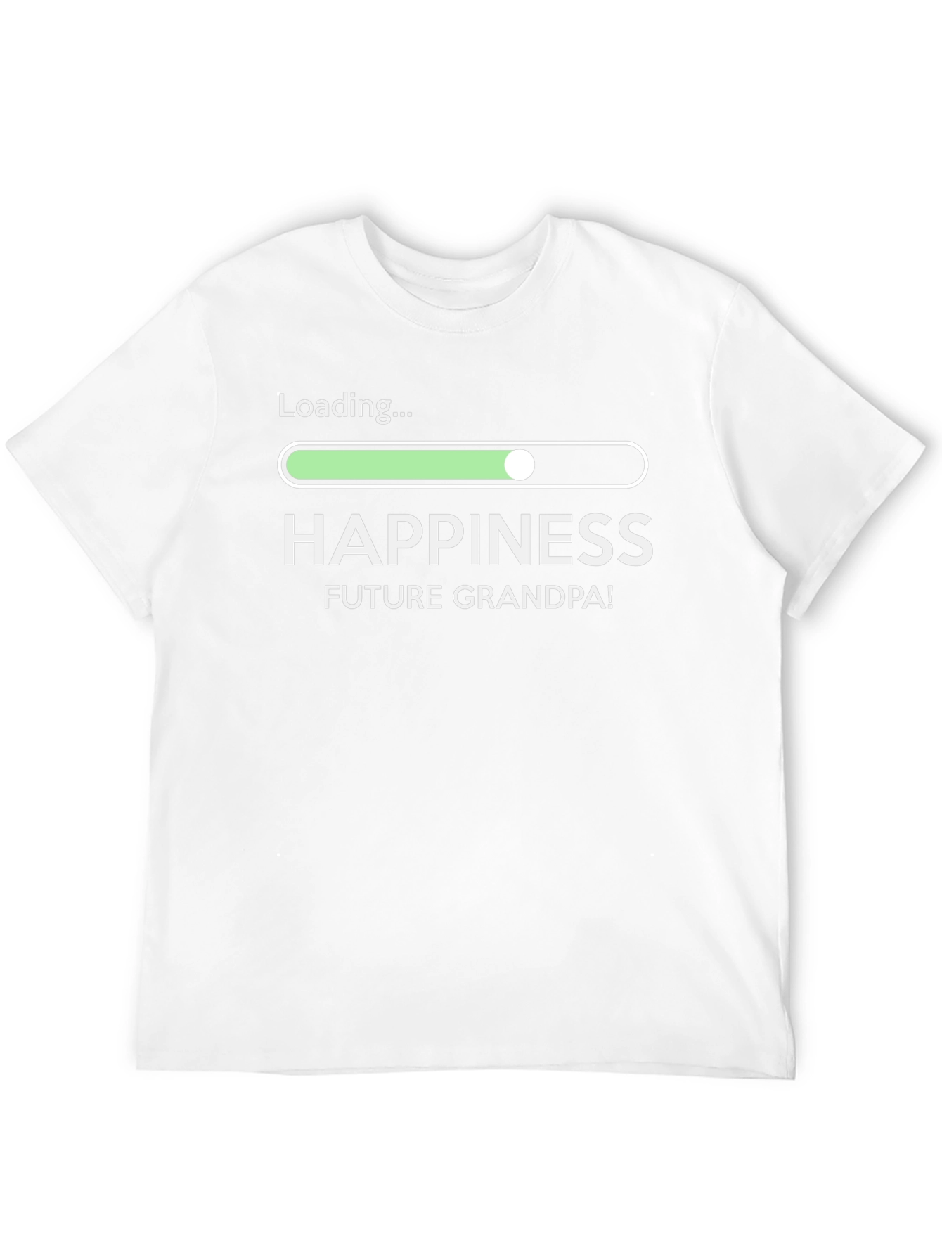 Future Grandpa Happiness Loading T-Shirt
