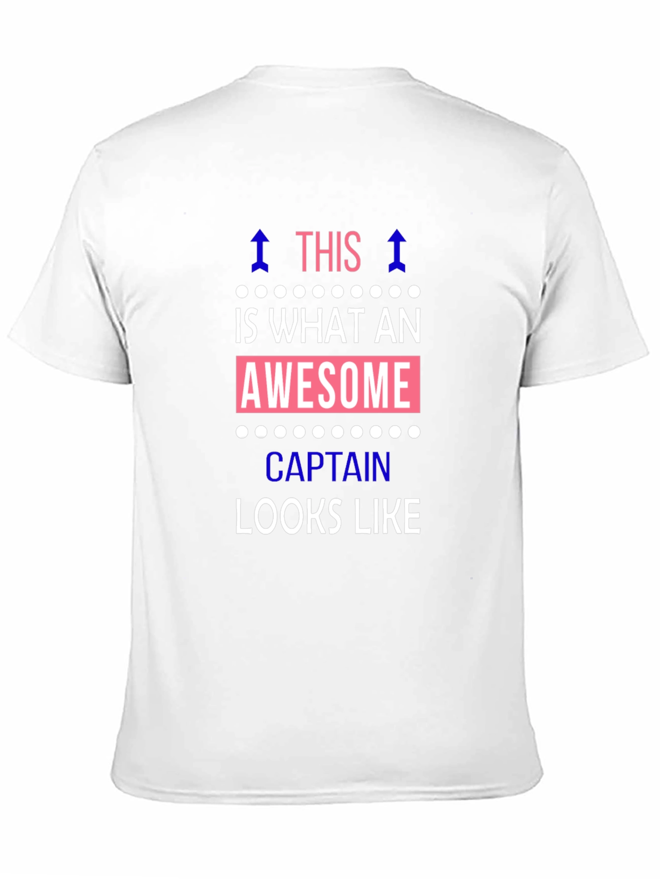 Awesome Captain T-Shirt - Black Crew Neck Tee