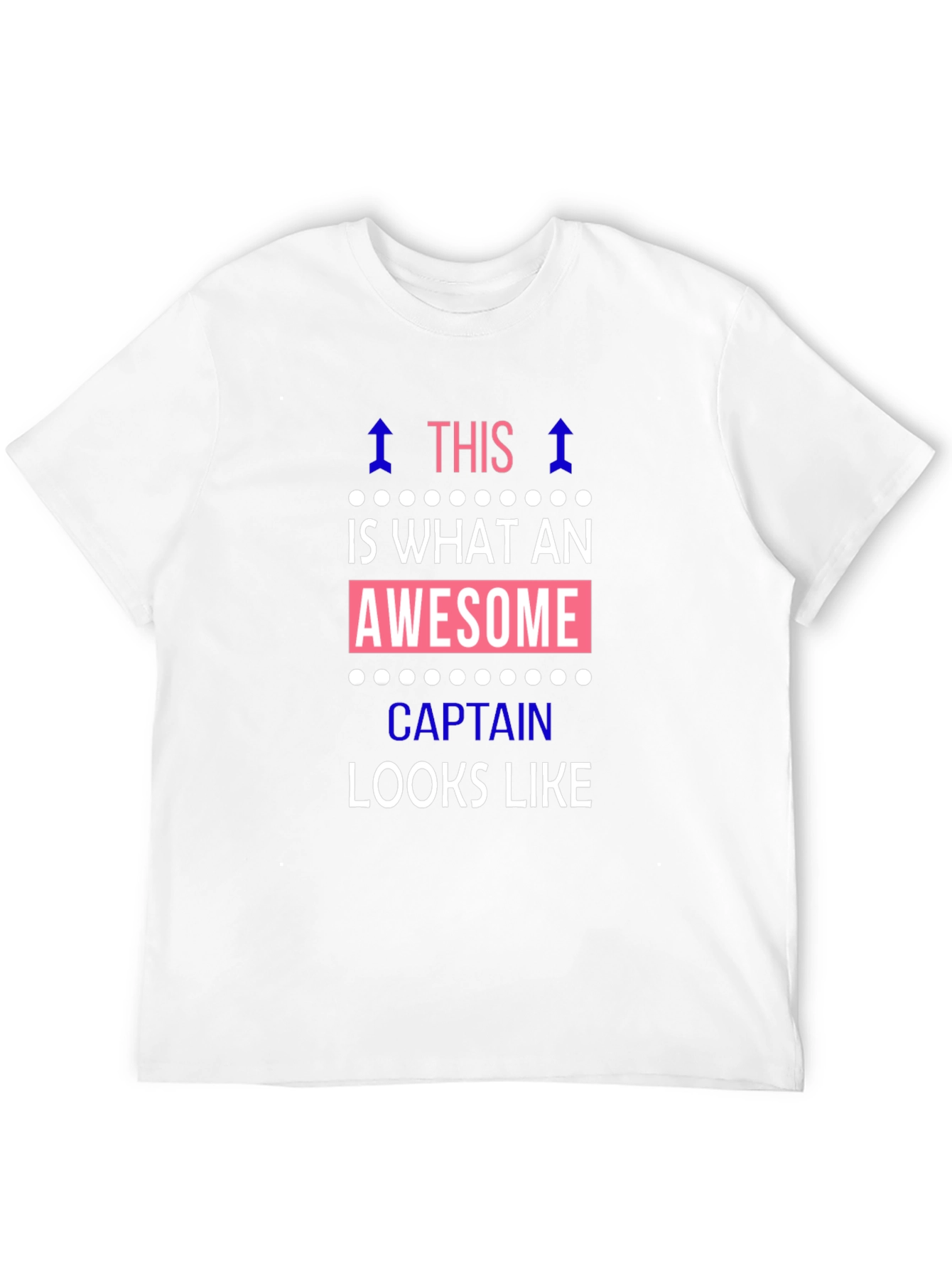 Awesome Captain T-Shirt - Black Crew Neck Tee