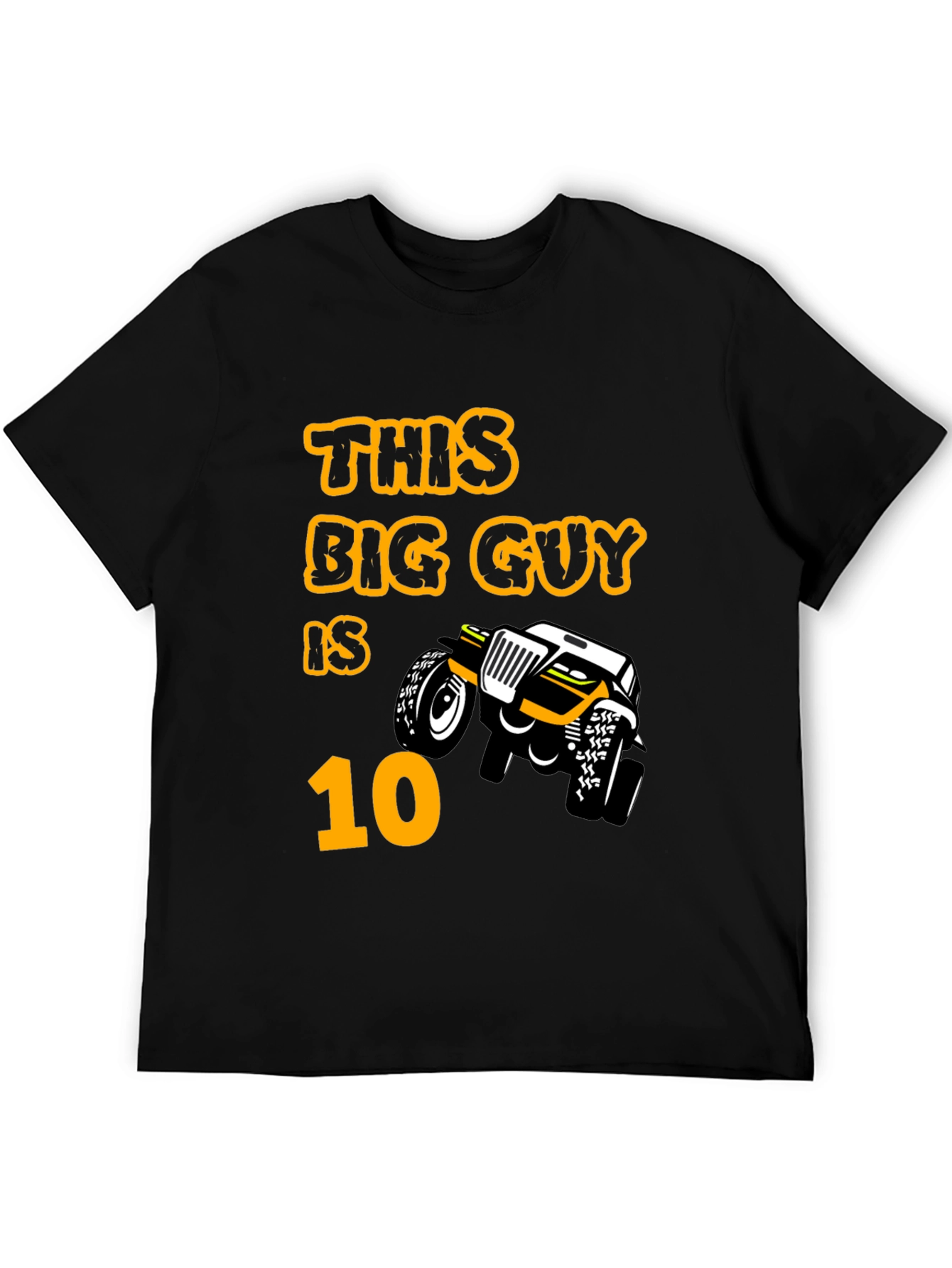 Birthday Boy 10 T-Shirt Monster Truck Tee