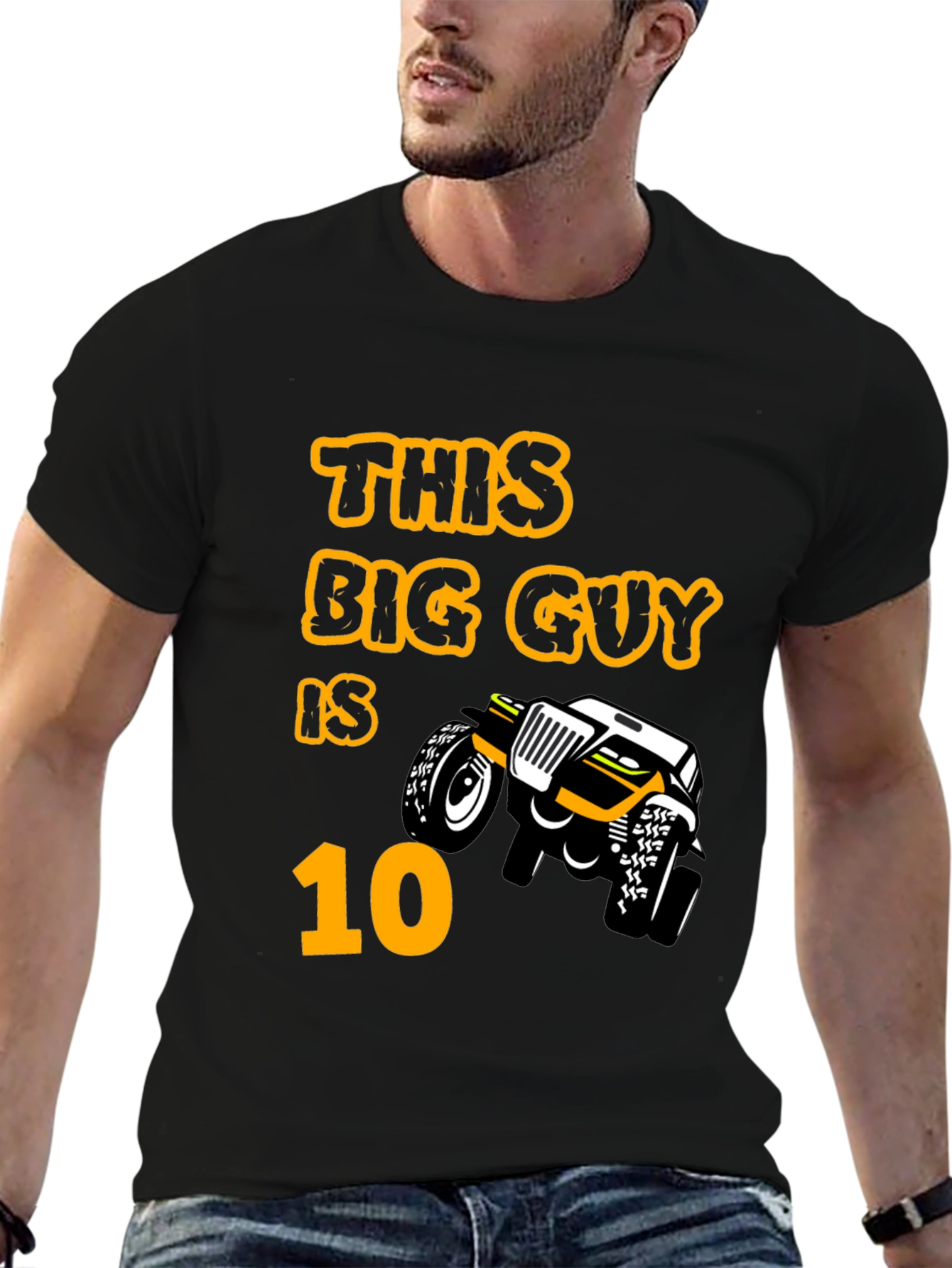 Birthday Boy 10 T-Shirt Monster Truck Tee