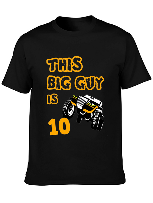 Birthday Boy 10 T-Shirt Monster Truck Tee